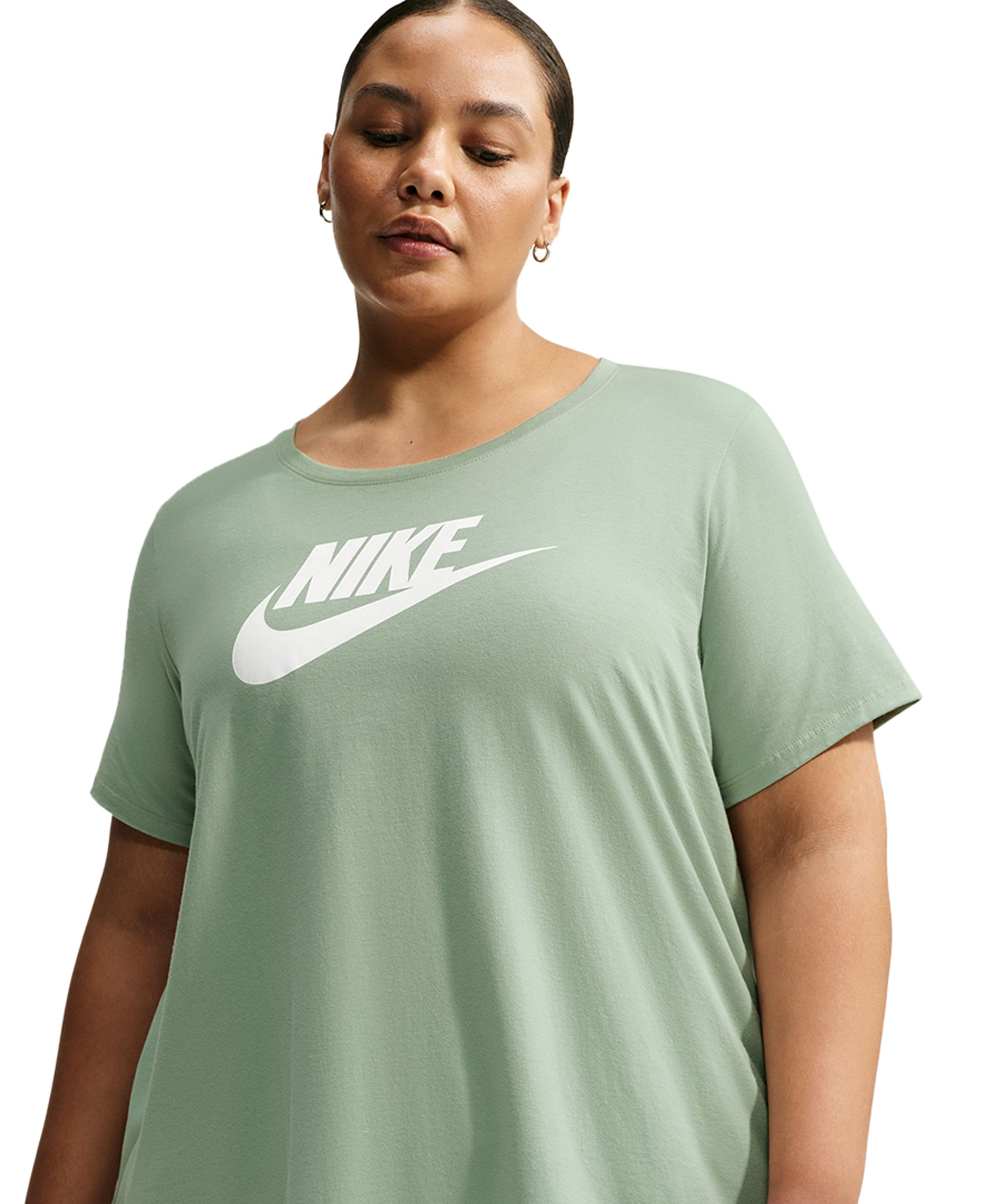 Nike Women's Sportswear Essentials Logo T-Shirt - Steam/white