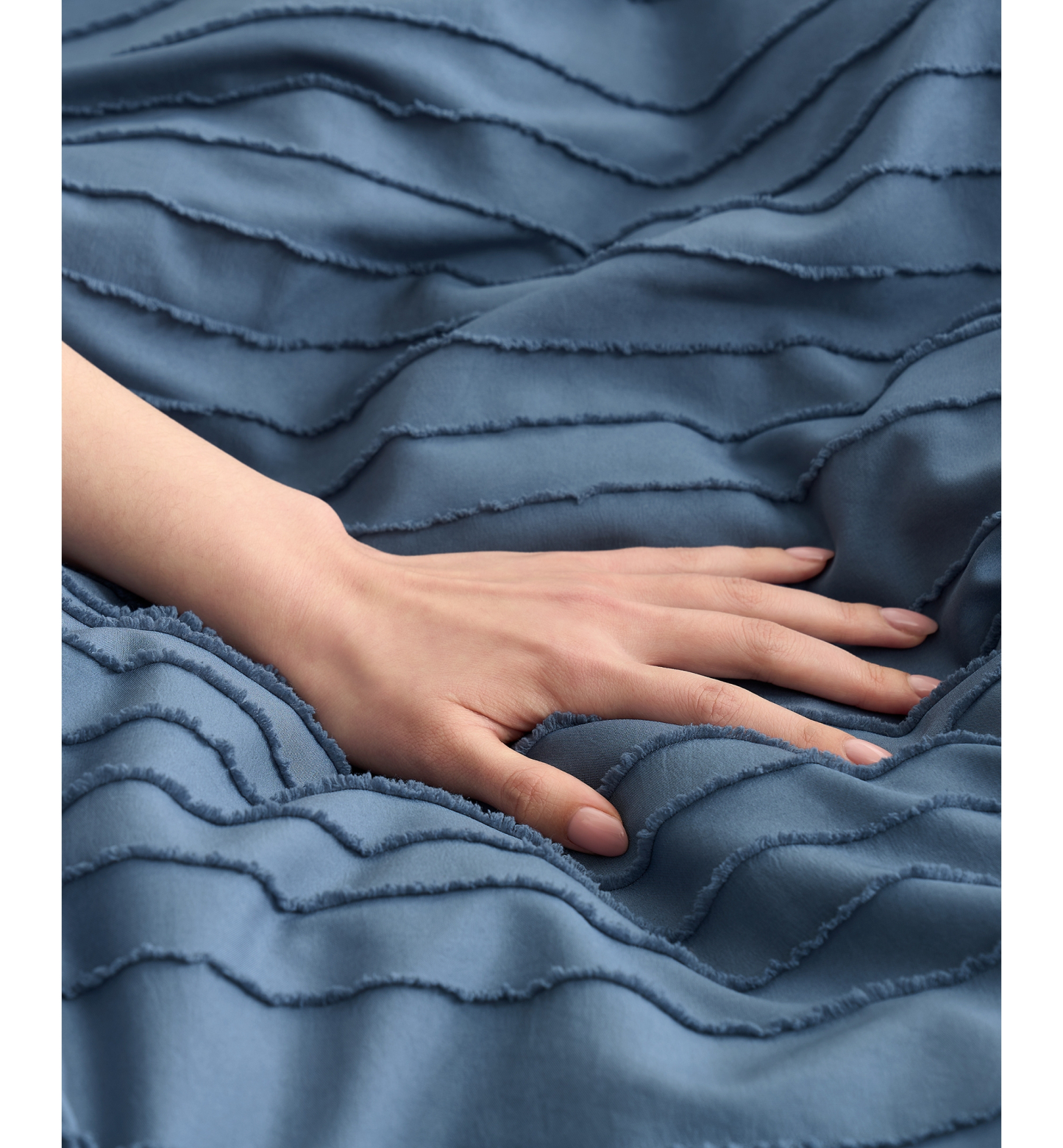UGG® Devon Textured Comforter Sets - Tahoe Blue