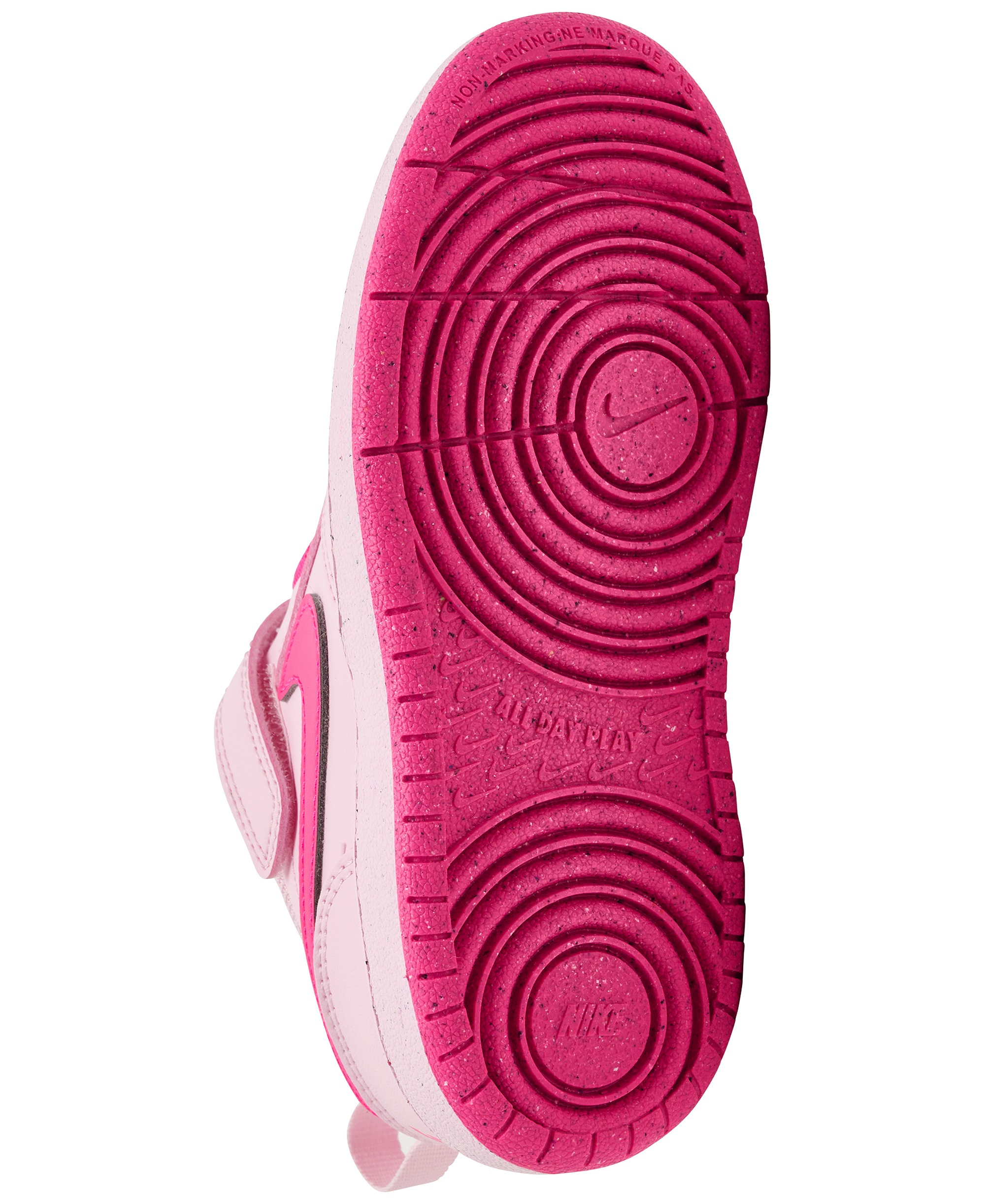 Nike Infant-Toddler Kids Court Borough Low Recraft Fastening Strap Casual Sneakers from Finish Line - Pink