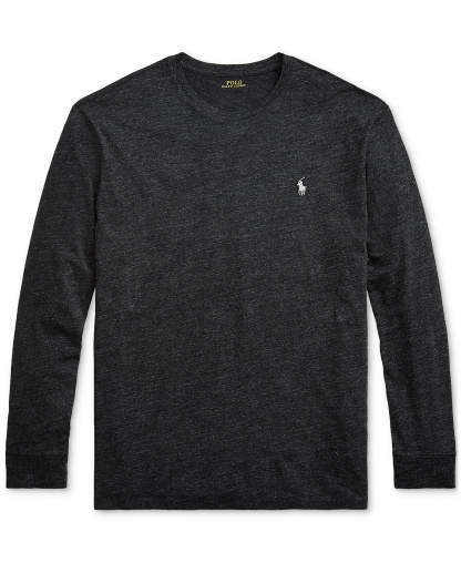 Polo Ralph Lauren Men's Classic-Fit T-Shirt - Black Heather