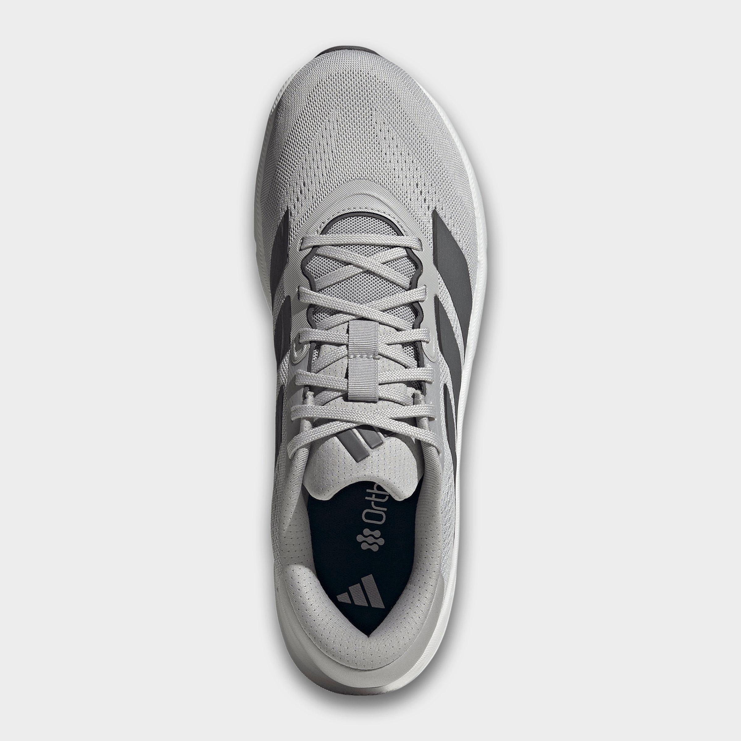 Men's adidas Questar 4 Running Shoes - Grey/Grey/Iron Metallic - Top view