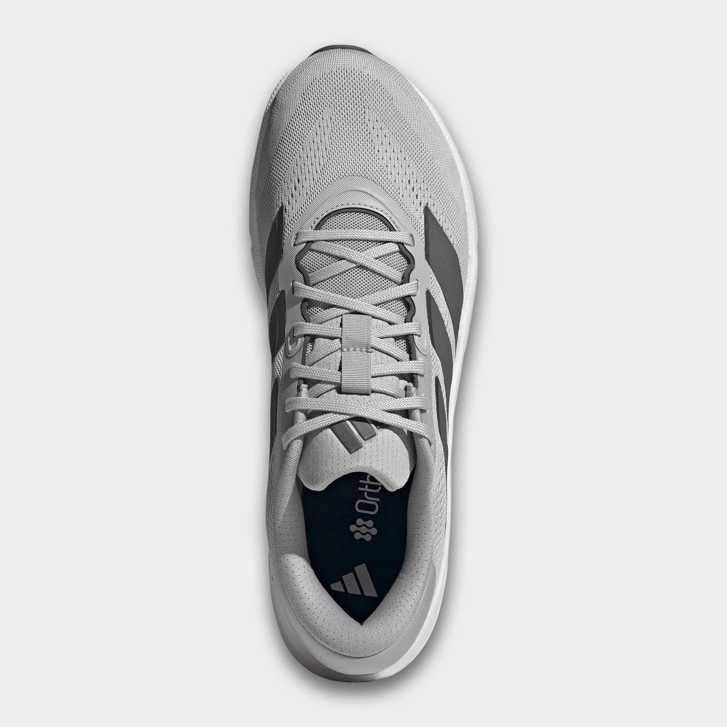 Men's adidas Questar 4 Running Shoes - Grey/Grey/Iron Metallic - Top view