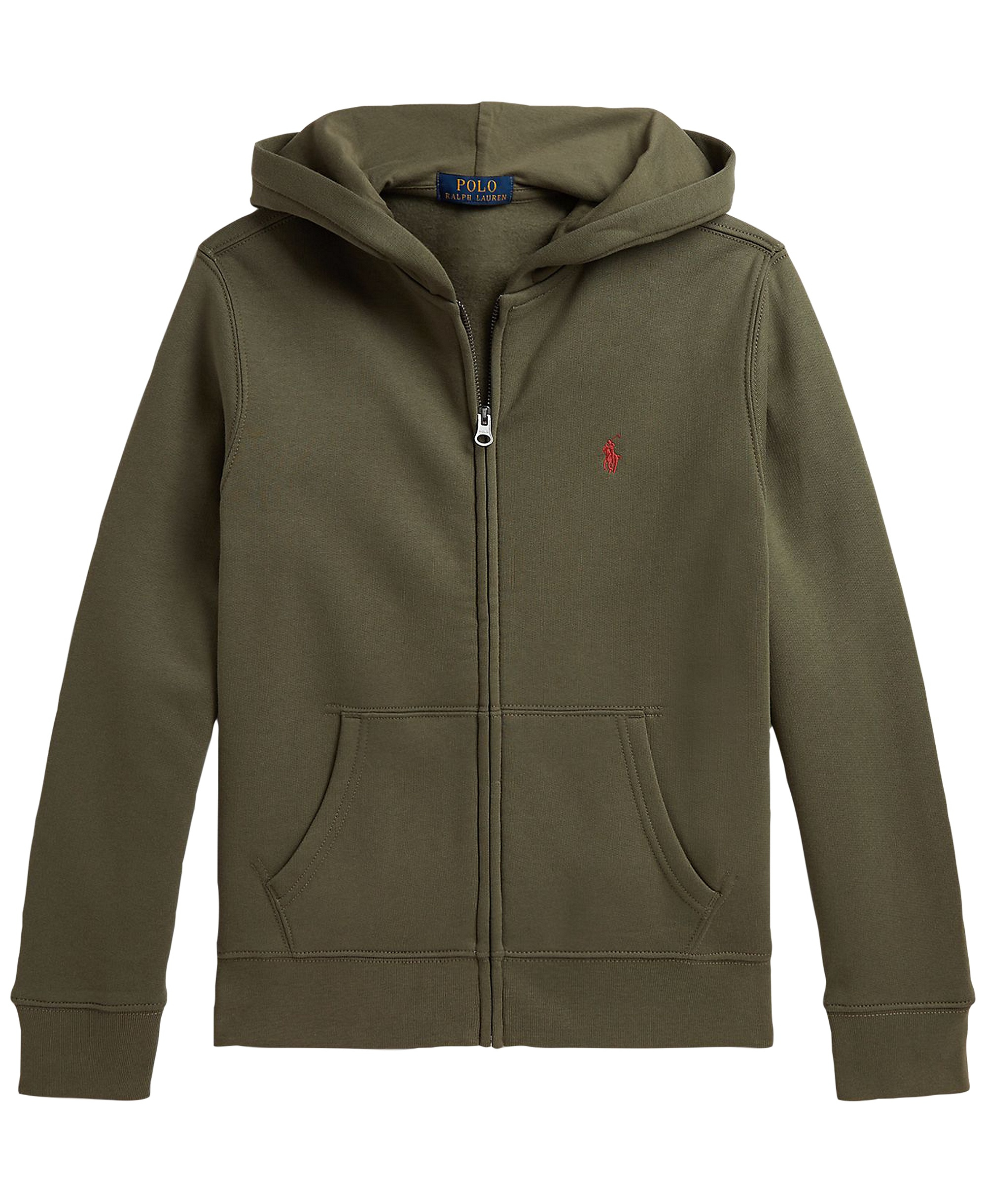 Polo Ralph Lauren Boys' 8-20 Fleece Full-Zip Hoodie - Cruise Olive
