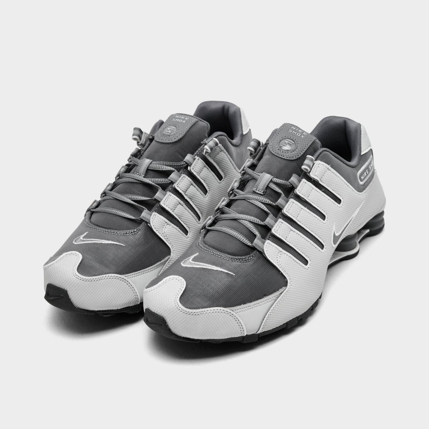 Men's Nike Shox NZ Casual Shoes - Smoke Grey/Grey Fog