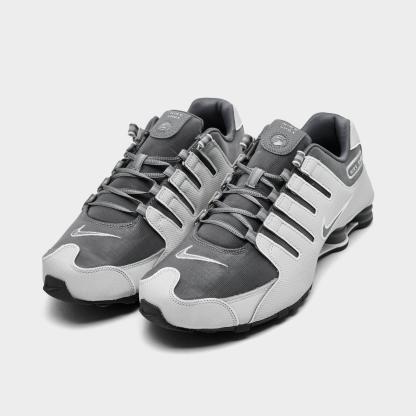 Men's Nike Shox NZ Casual Shoes - Smoke Grey/Grey Fog
