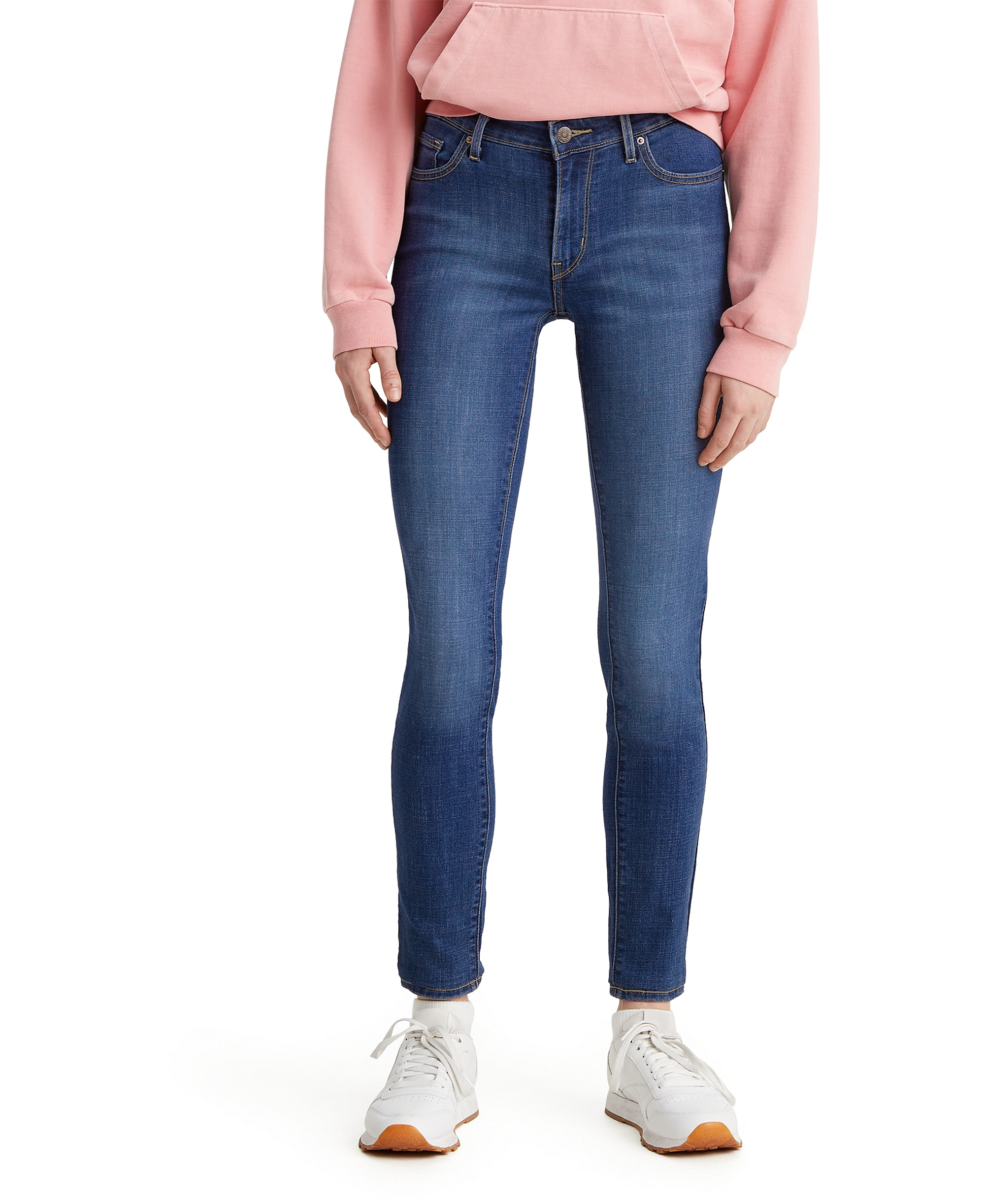 Levi's Women's 711 Mid-Rise Stretch Skinny Jeans - Cobalt Overboard