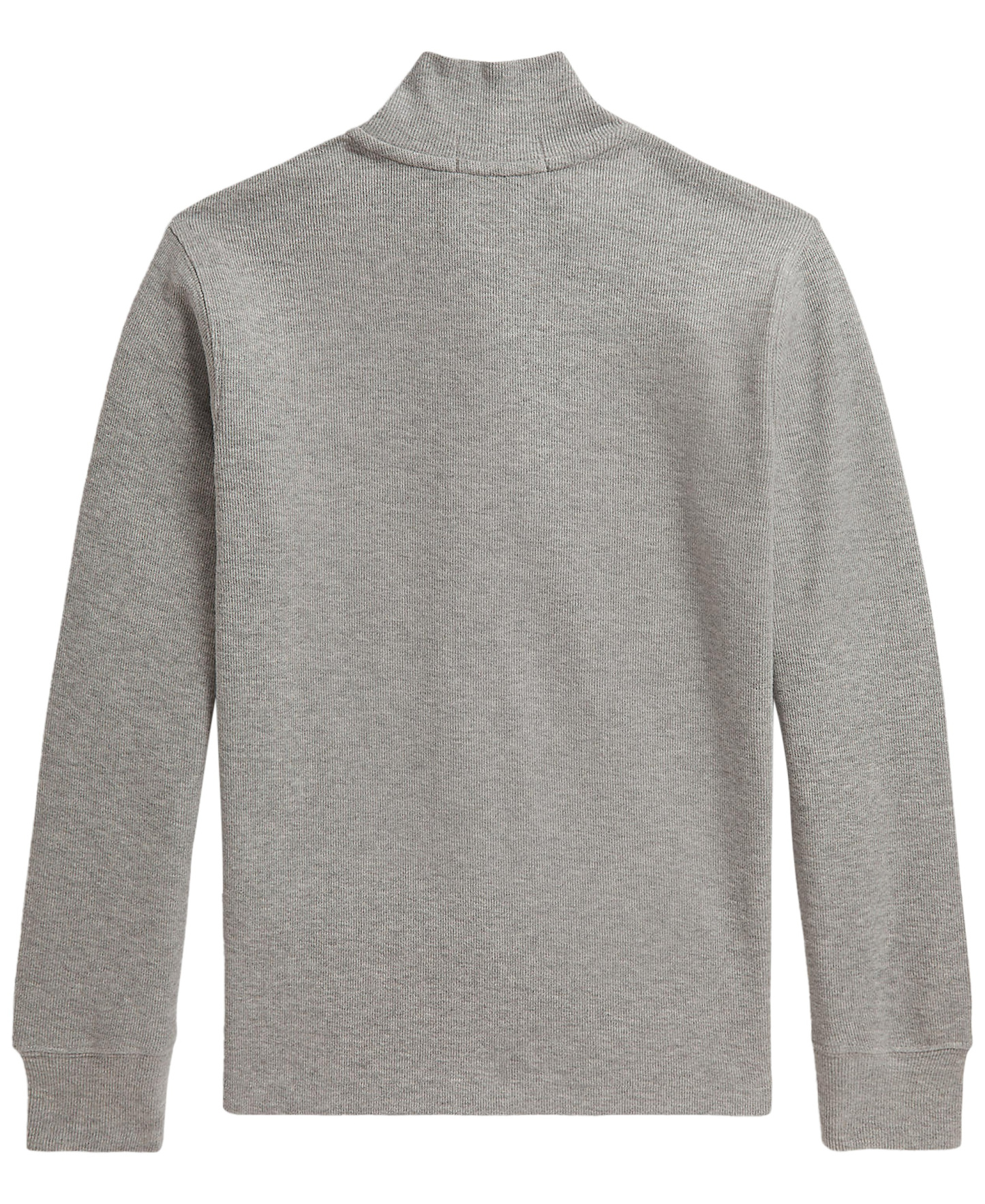 Polo Ralph Lauren Boys' 8-20 Estate Rib Quarter-Zip Sweater - Andover Heather