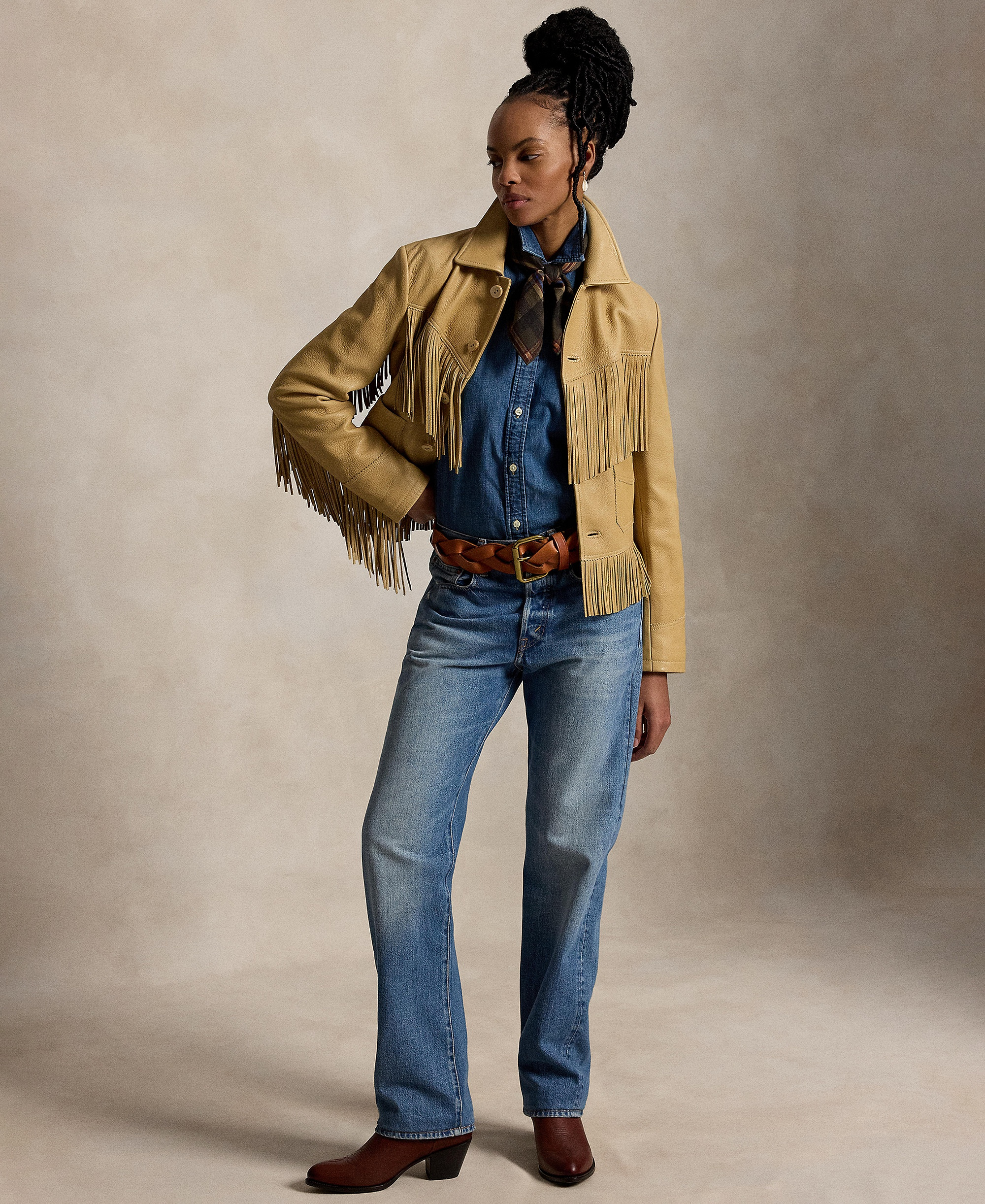 Polo Ralph Lauren Women's Slim-Fit Denim Shirt - Merced Wash