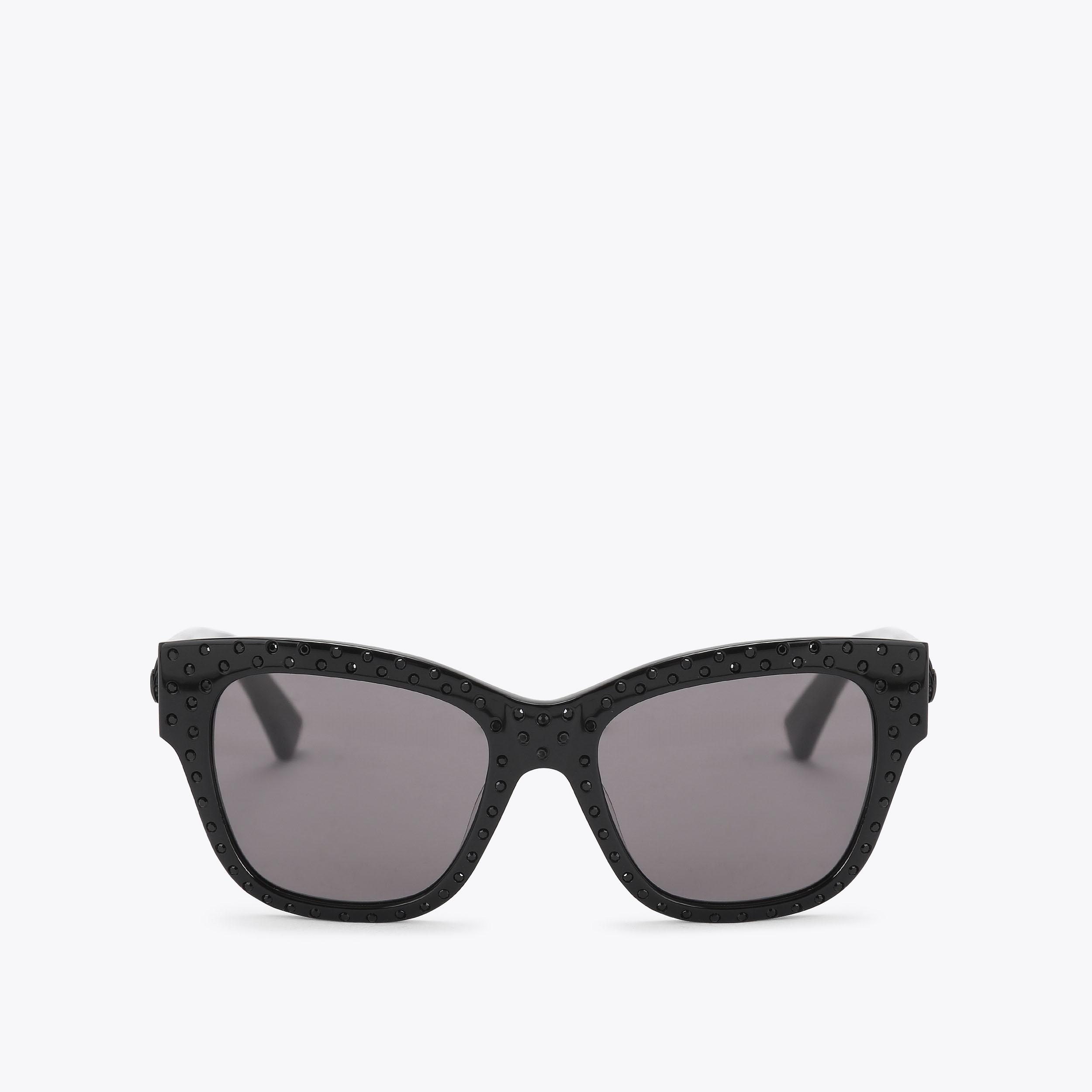 Kurt Geiger London Shoreditch Square Sunglasses - Black