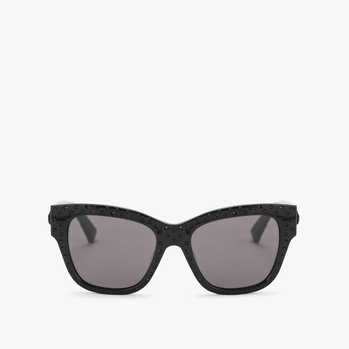 Kurt Geiger London Shoreditch Square Sunglasses - Black