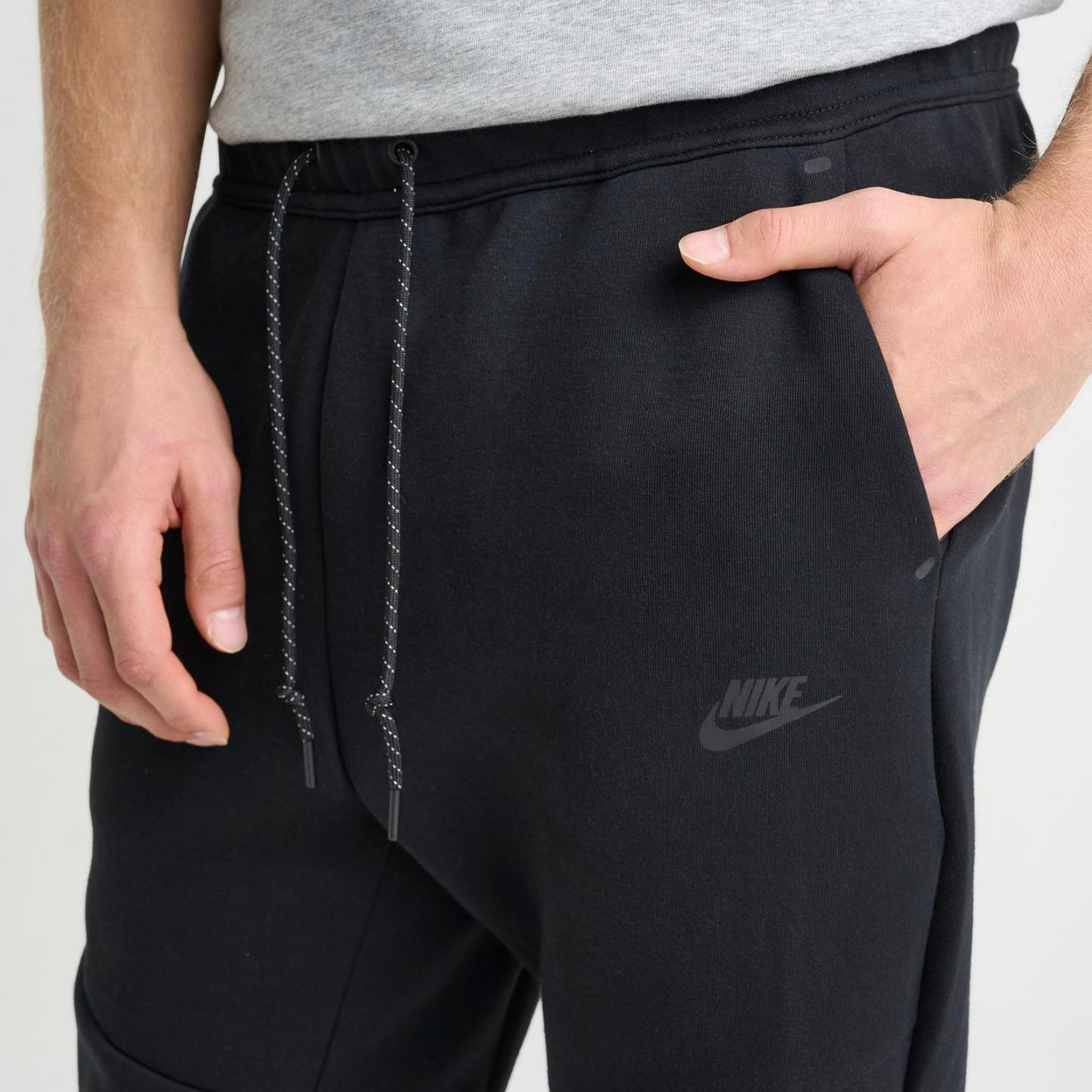 Men's Nike Tech Fleece Jogger Pants - Black/Black