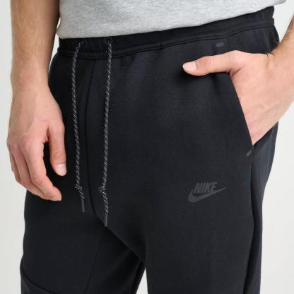 Men's Nike Tech Fleece Jogger Pants - Black/Black