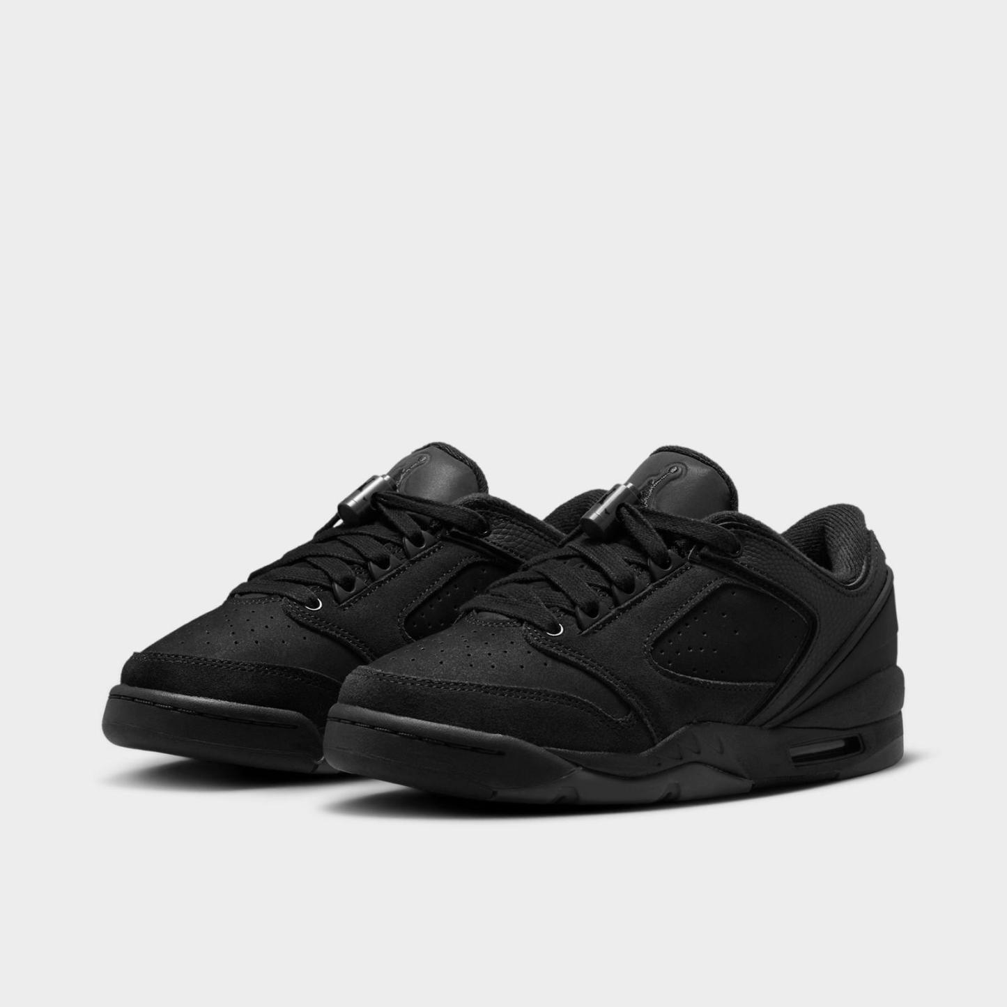 Big Kids' Jordan Sixty Plus Low Casual Shoes - Black/Dark Smoke Grey - view 2
