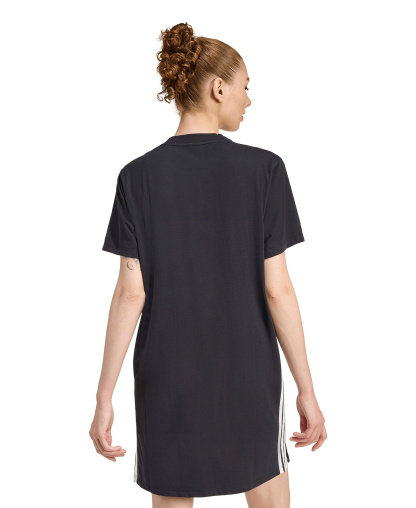 adidas Women's 3-Stripes Crewneck T-Shirt Dress - Black