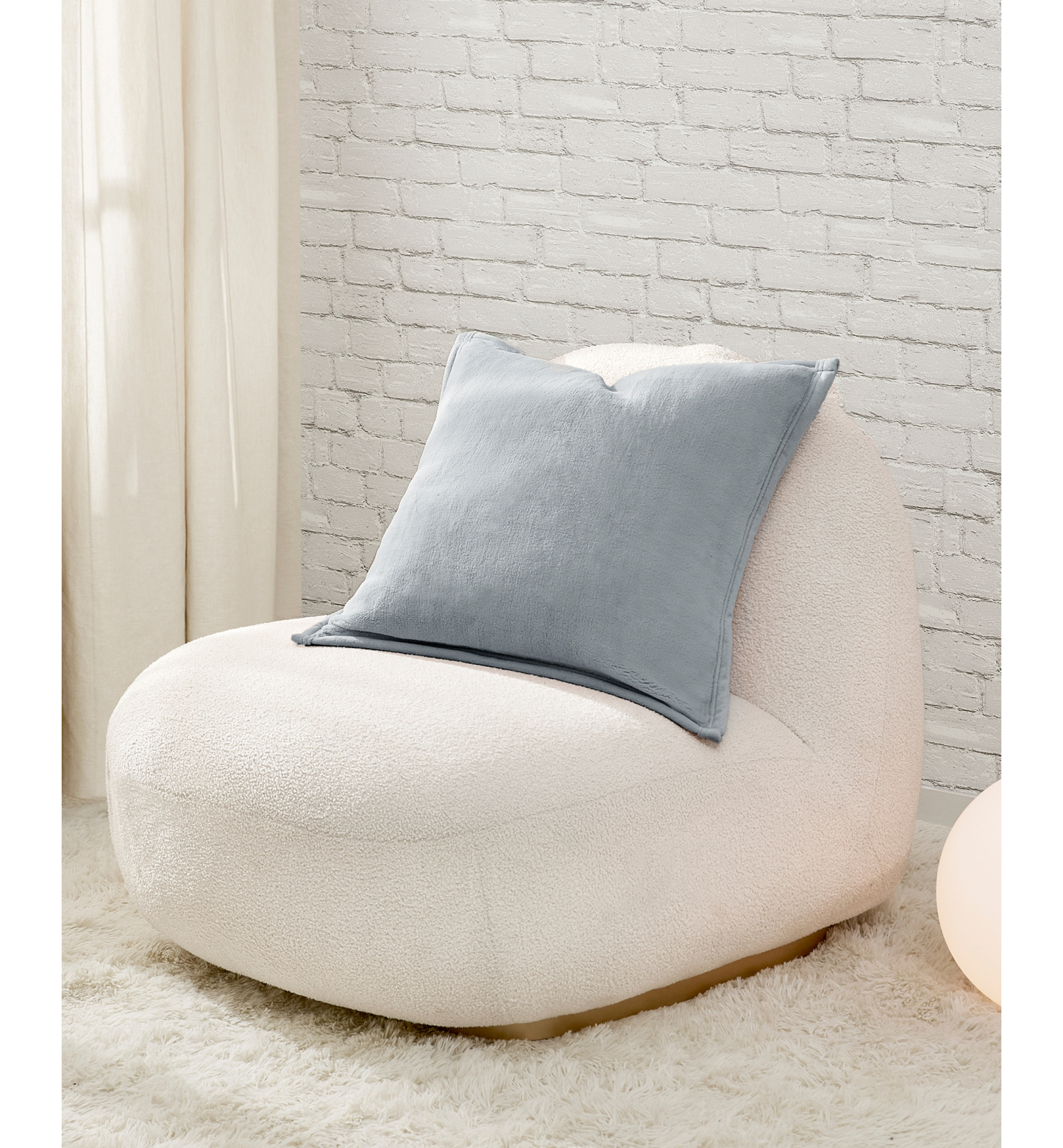 UGG® Coco 2-Pack Decorative Pillow, 20" x 20" - Gray