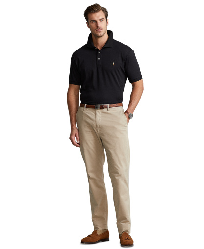 Polo Ralph Lauren Men's Big & Tall Solid Polo Shirt - Polo Black