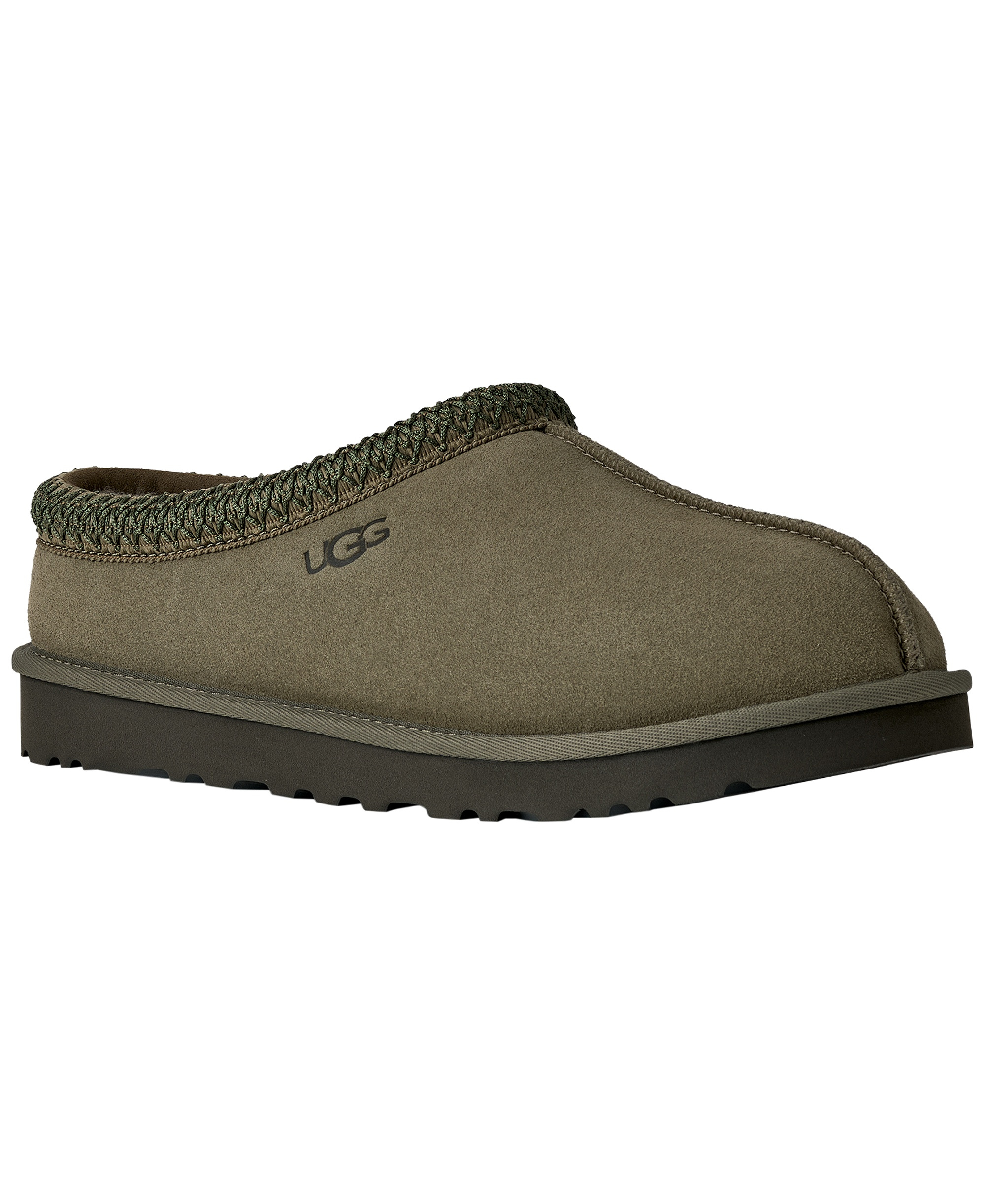 UGG® Men's Tasman II Round-Toe Slippers - Burnt Olive/Forest Night