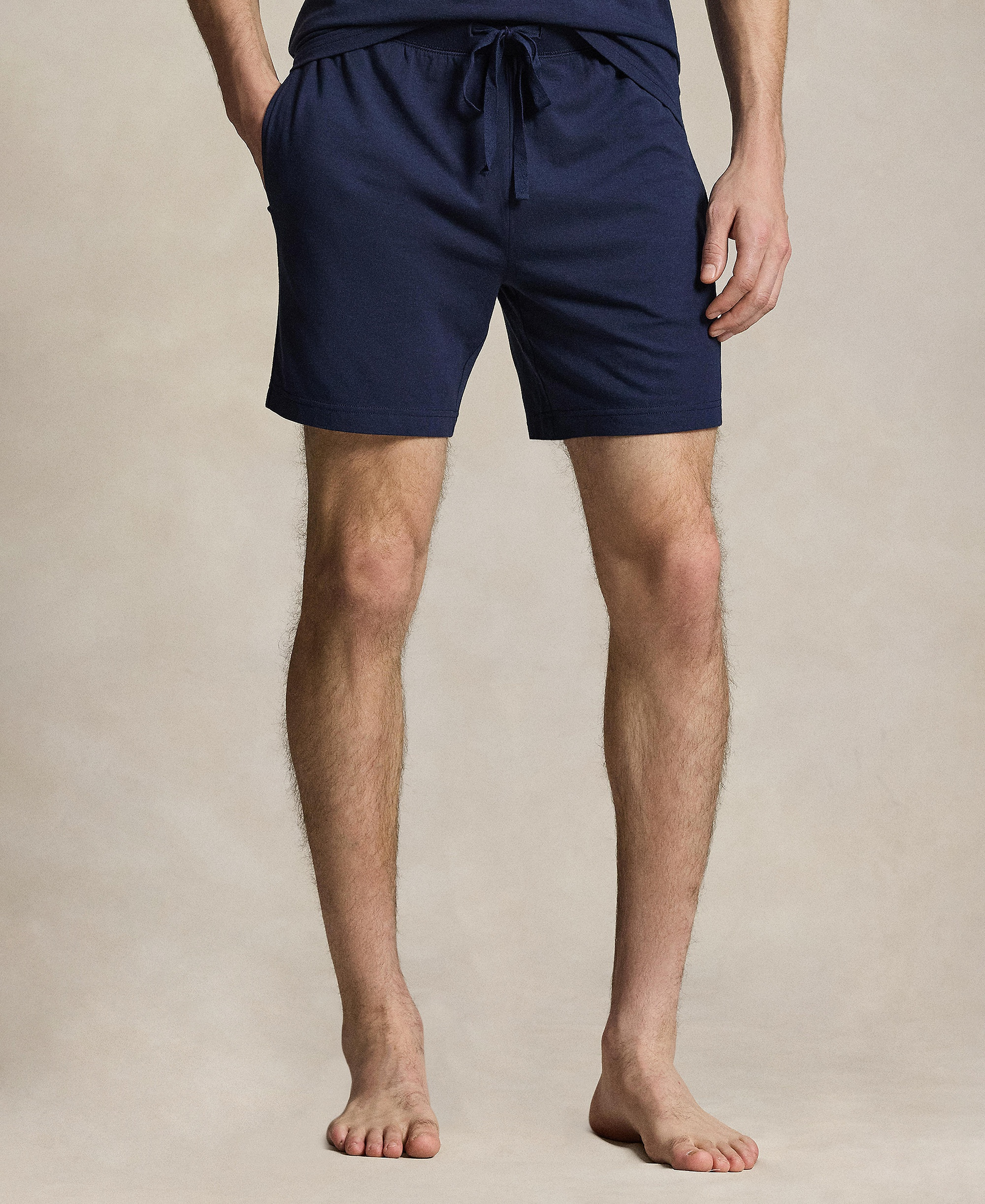 Polo Ralph Lauren Men's Regular-Fit Pajama Shorts - Cruise Navy/Harbor Island Blue