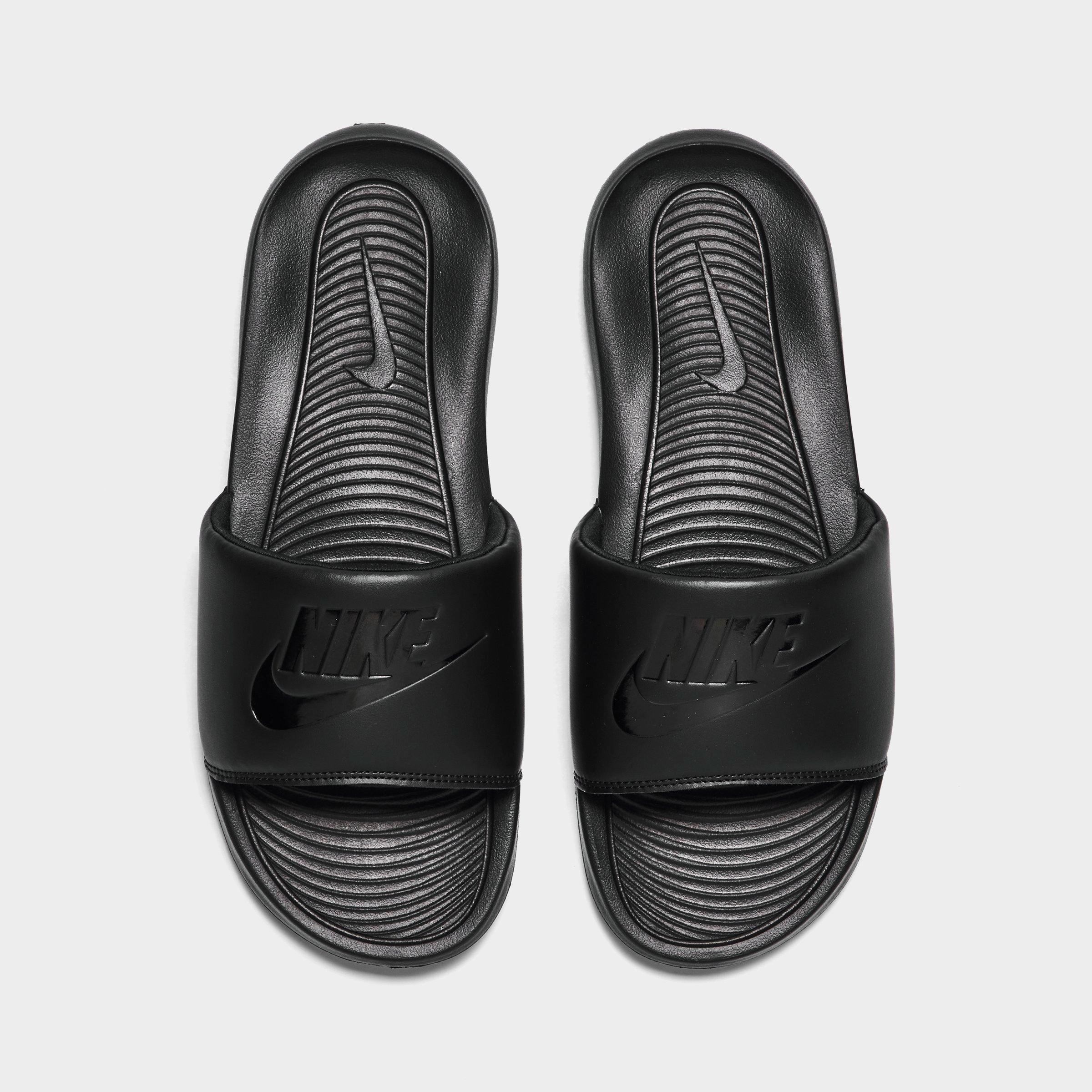 Men's Nithtke Victori One Slide Sandals - Black/Black/Black - Top view