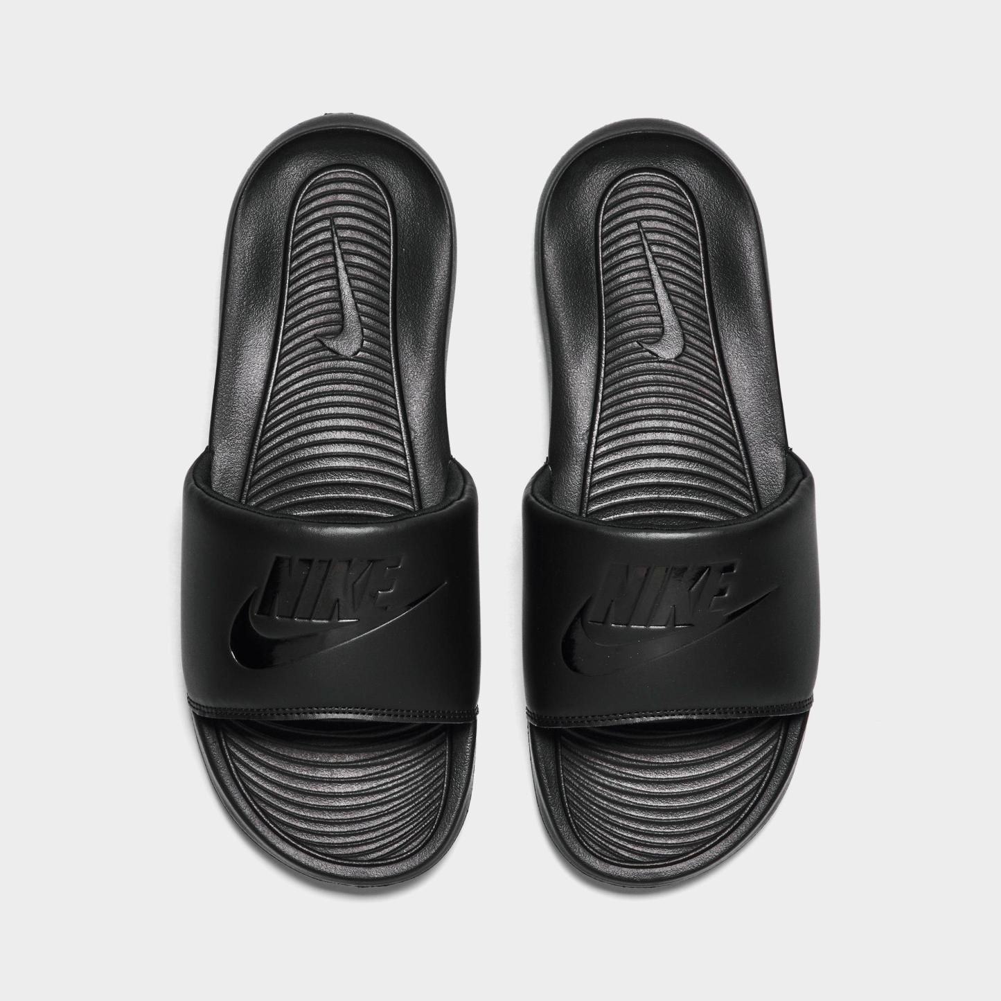Men's Nithtke Victori One Slide Sandals - Black/Black/Black - Top view