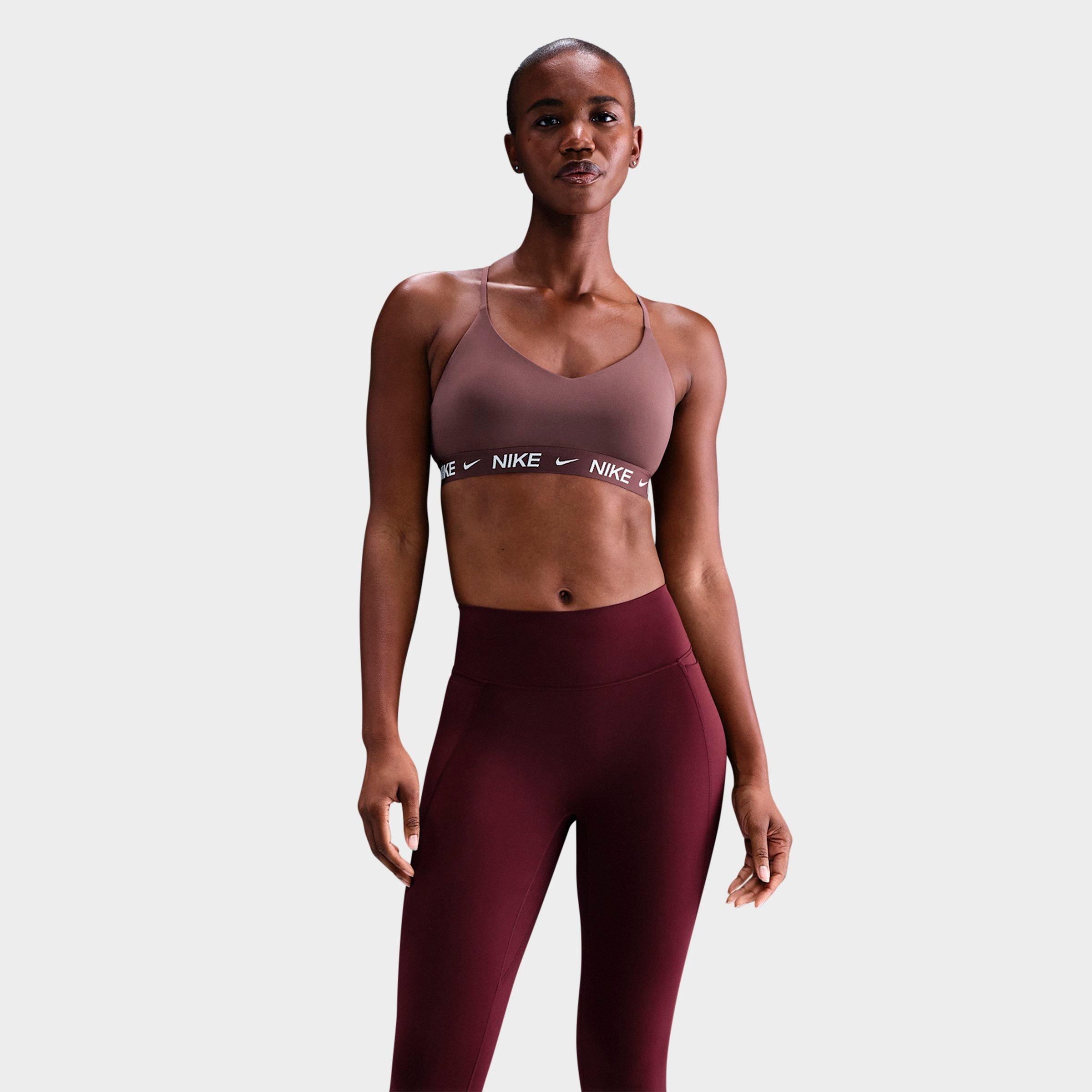 Women's Nithtke Dri-FIT Indy Light Support Padded Adjustable Sports Bra - Tattoo/Tattoo/White