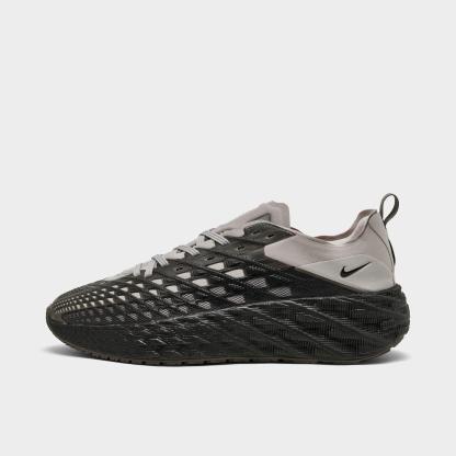 Men's Nithtke Ava Edge Casual Shoes - College Grey/Dark Smoke Grey/Total Orange/Black - Left shoe facing left. Outside of the shoe.