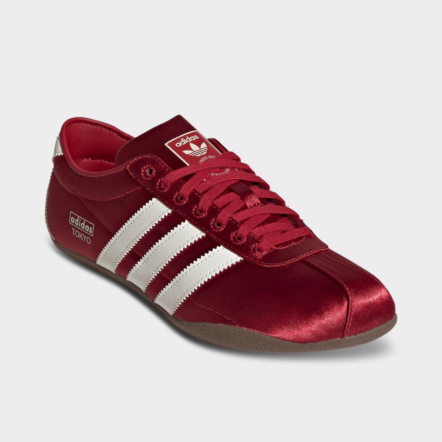 Women's adidas Originals Tokyo Casual Shoes - Part 2 - Team Victory Red/Off White/Gum - Both shoes facing left