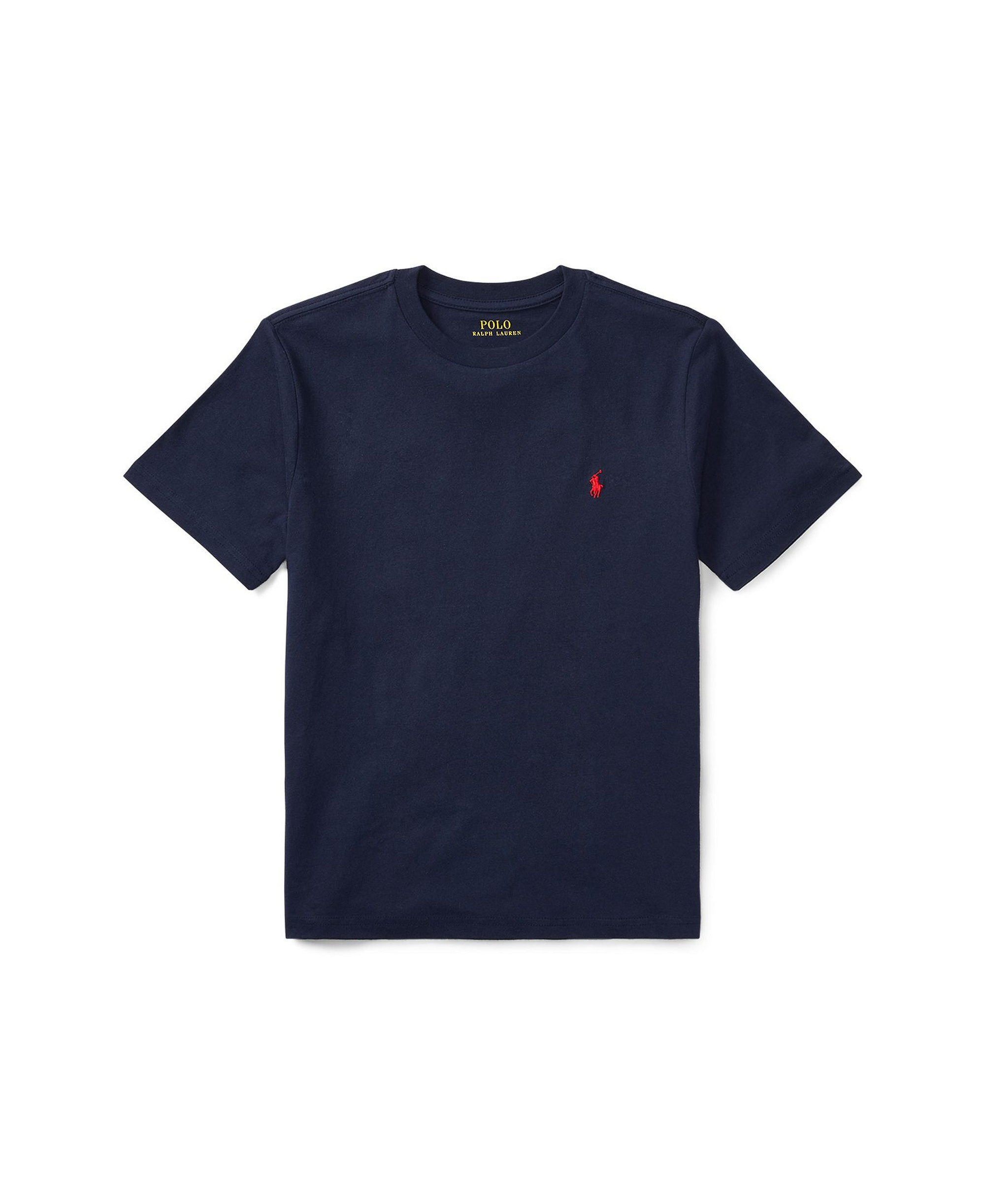 Polo Ralph Lauren Boys' 8-20 Cotton Jersey Crewneck T-Shirt - Cruise Navy