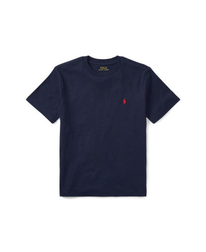 Polo Ralph Lauren Boys' 8-20 Cotton Jersey Crewneck T-Shirt - Cruise Navy