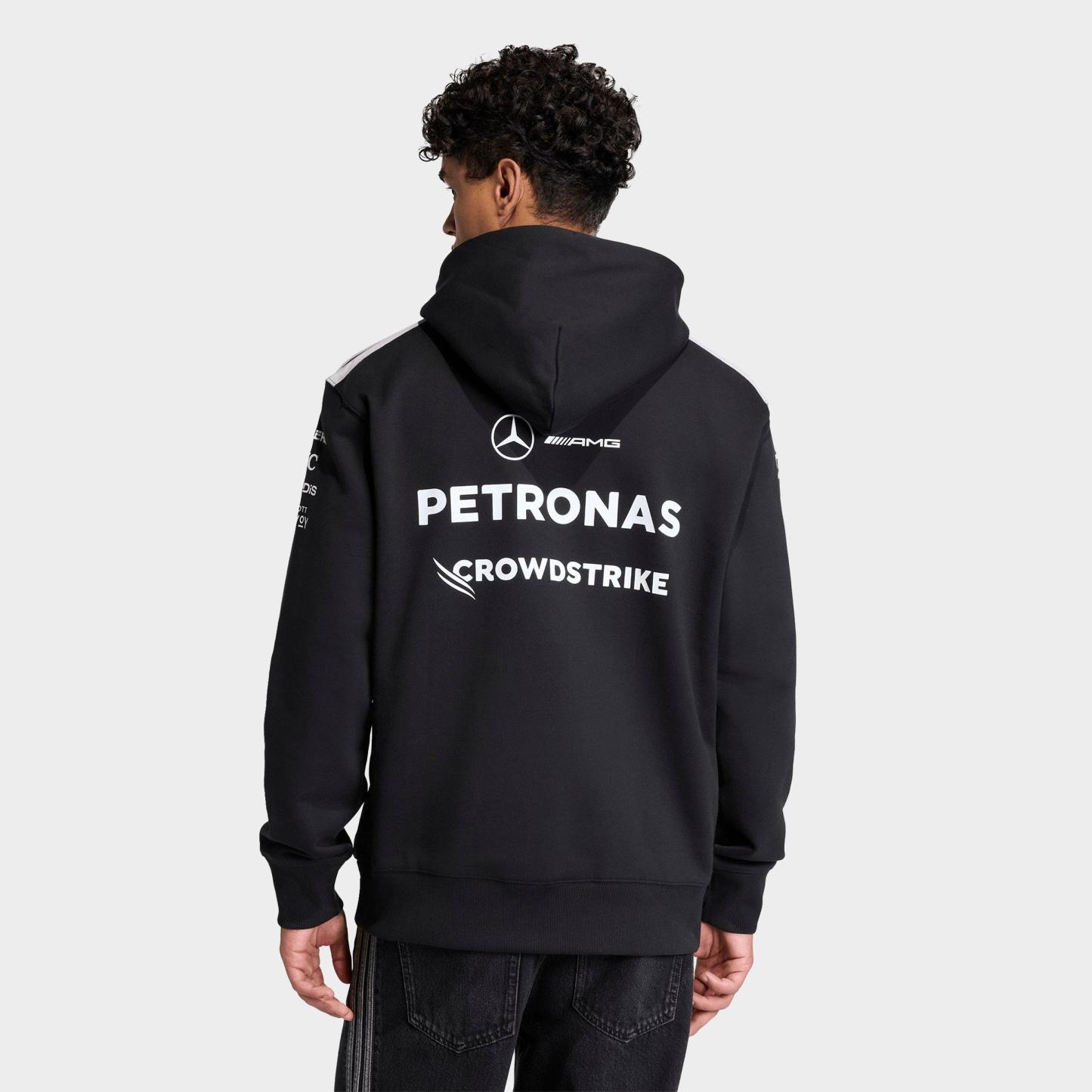 Men's adidas Mercedes-AMG Petronas F1 Team Driver Pullover Hoodie - Black