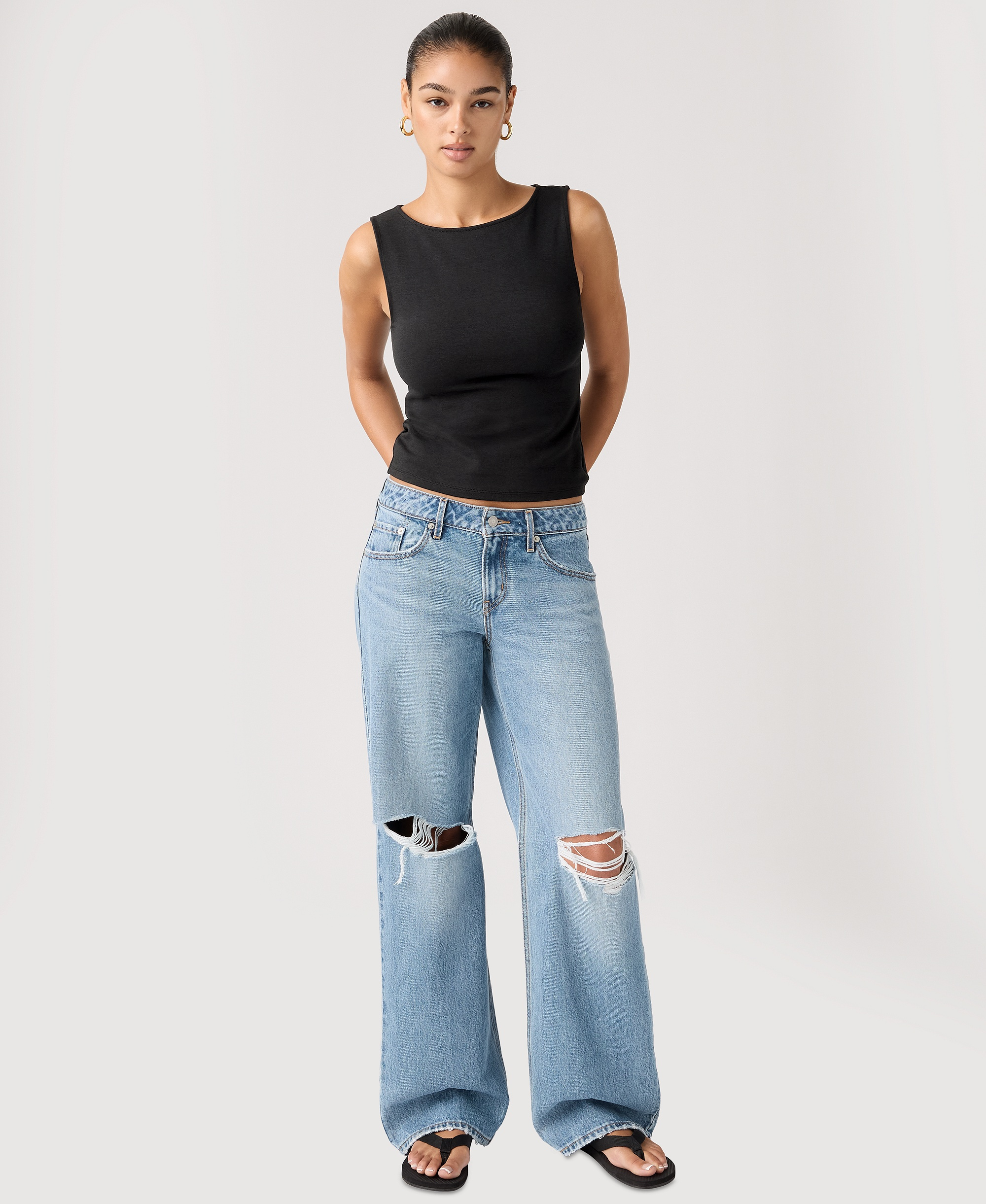 Levi's Premium Women's Low Loose Straight-Leg Jeans - Shakey Ground