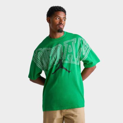 Men's Jordan Stretch Graphic T-Shirt - Lucky Green/Black - view 1