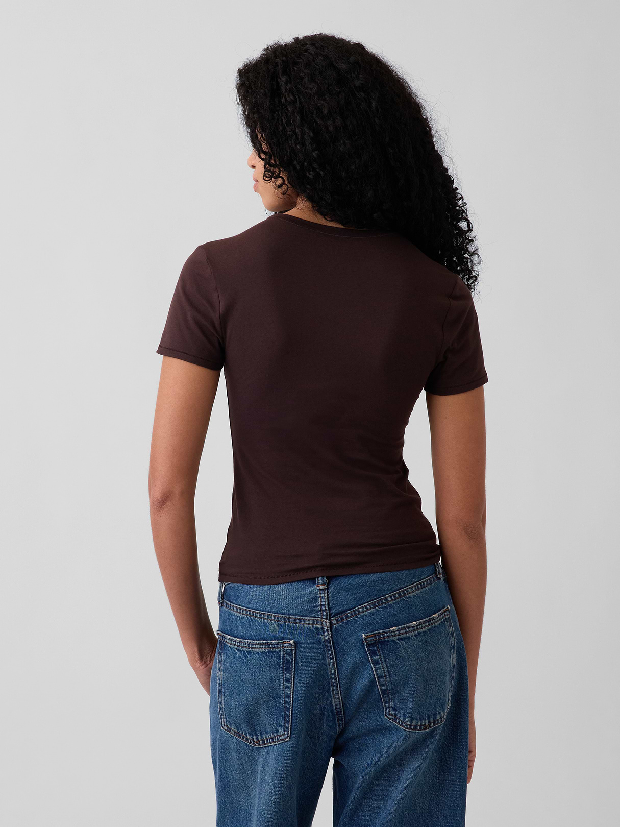 CloseKnit Jersey T-Shirt - Terra brown