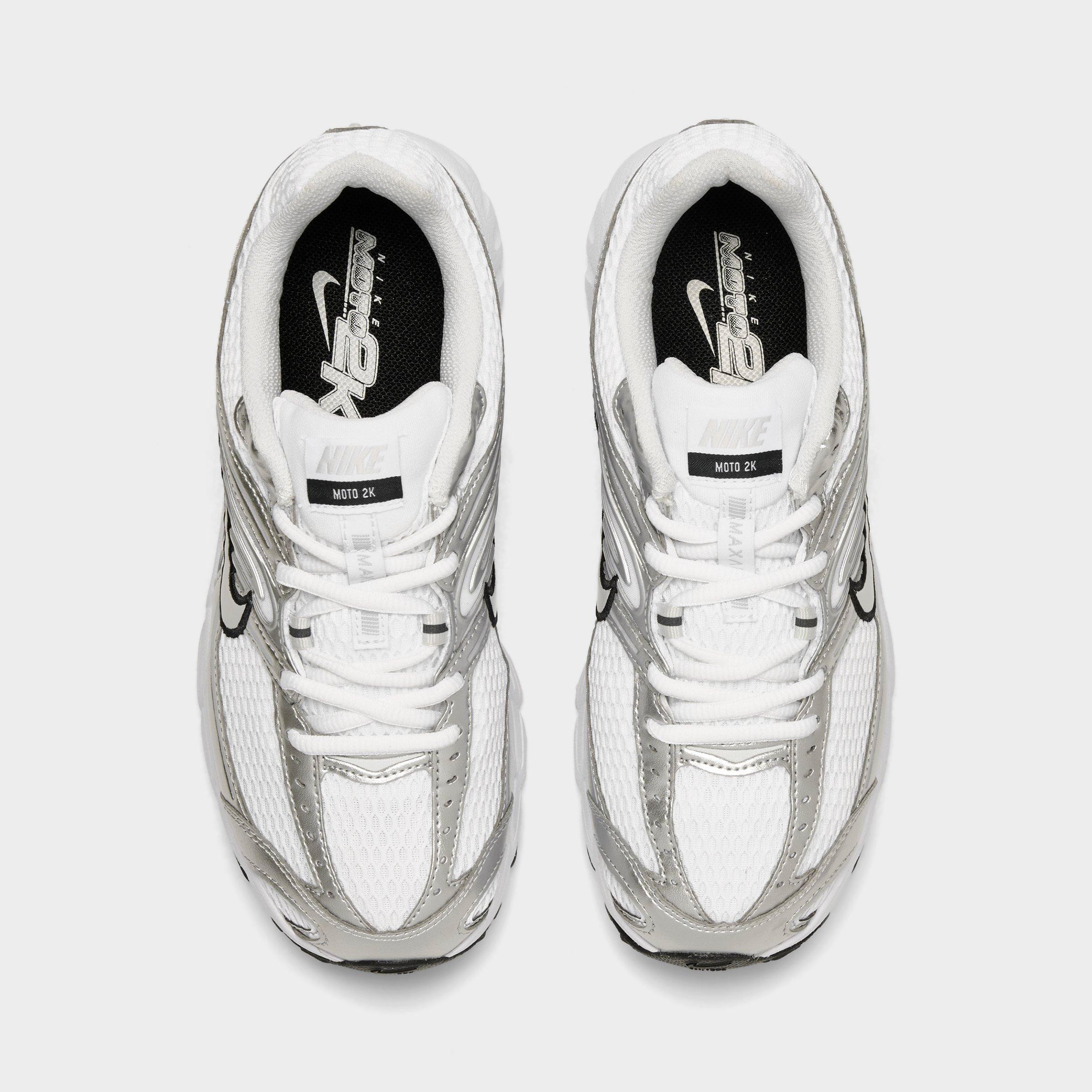 Women's Nithtke Air Max Moto 2K Casual Shoes - Part 3 - White/Photon Dust/Metallic - Top view