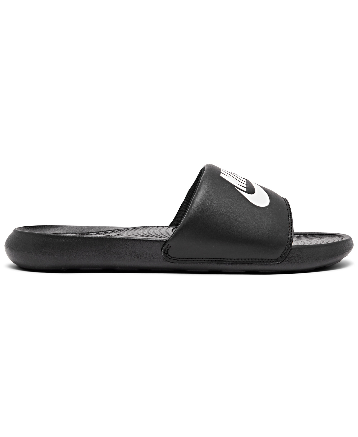 Nike Men’s Victori One Slide Sandals from Finish Line - Black, White
