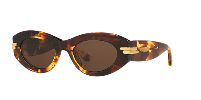Bottega Veneta BV1322S - Frame: Tortoise / Lens: Brown