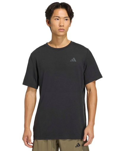adidas Men's Designed Training Essentials Logo T-Shirt - Black