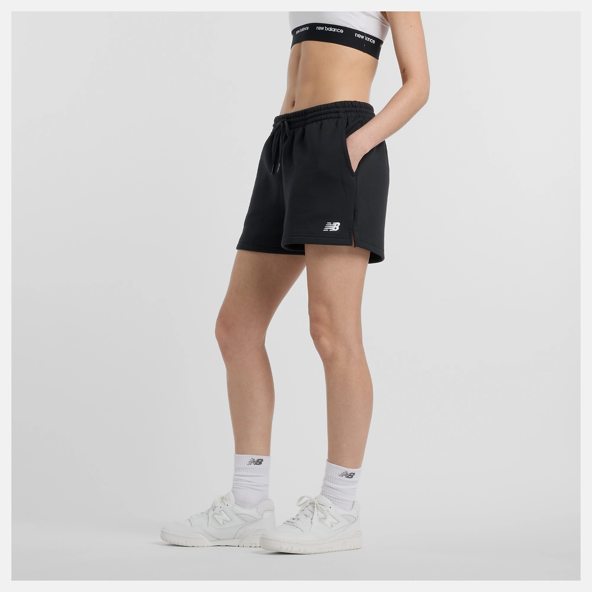 New Balance Sport Essentials Fleece Short, WS51501BK