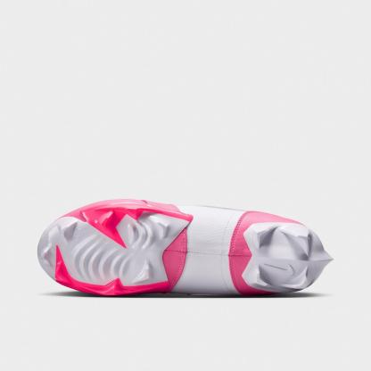 Men's Jordan 1 Low TD Football Cleats - Digital Pink/White - view 6