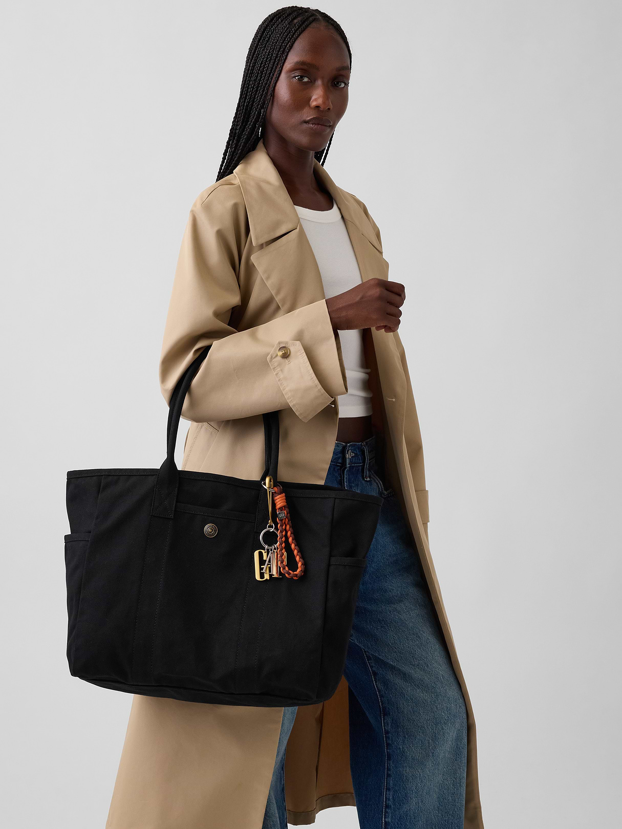 Mini Canvas Favorite Tote - Black