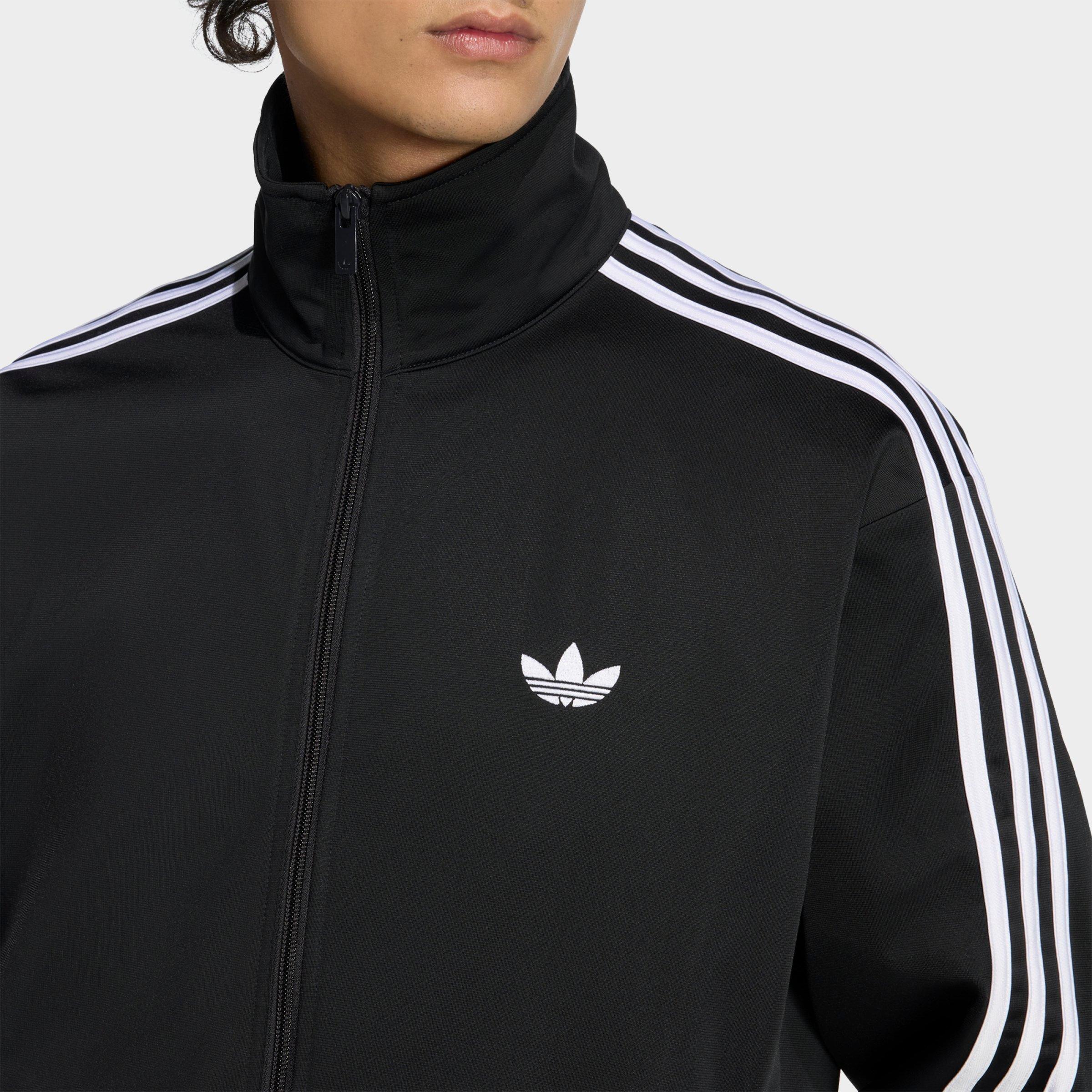 Men's adidas Originals adicolor Sport Firebird Full-Zip Track Jacket - Black
