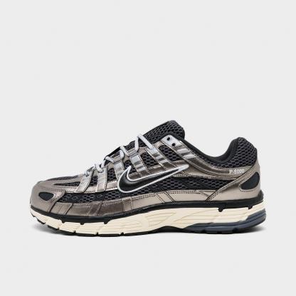 Men's Nithtke P-6000 SE Casual Shoes - Anthracite/Metallic Pewter/Smoke Grey/Black - Left shoe facing left. Outside of the shoe.