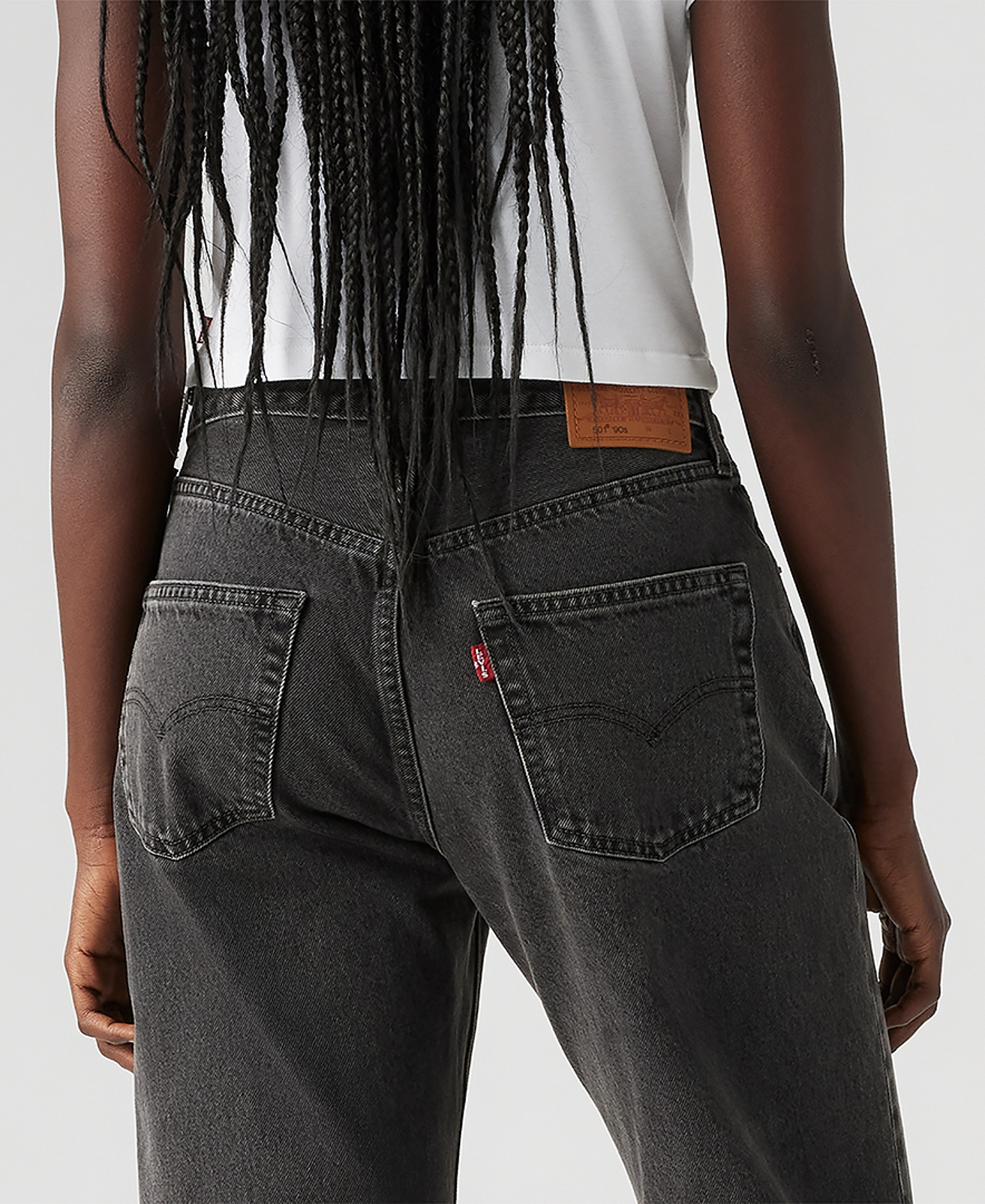 Levi's Premium Women's 501 90's Ankle Mid-Rise Straight-Fit Jeans - Smooth Operator