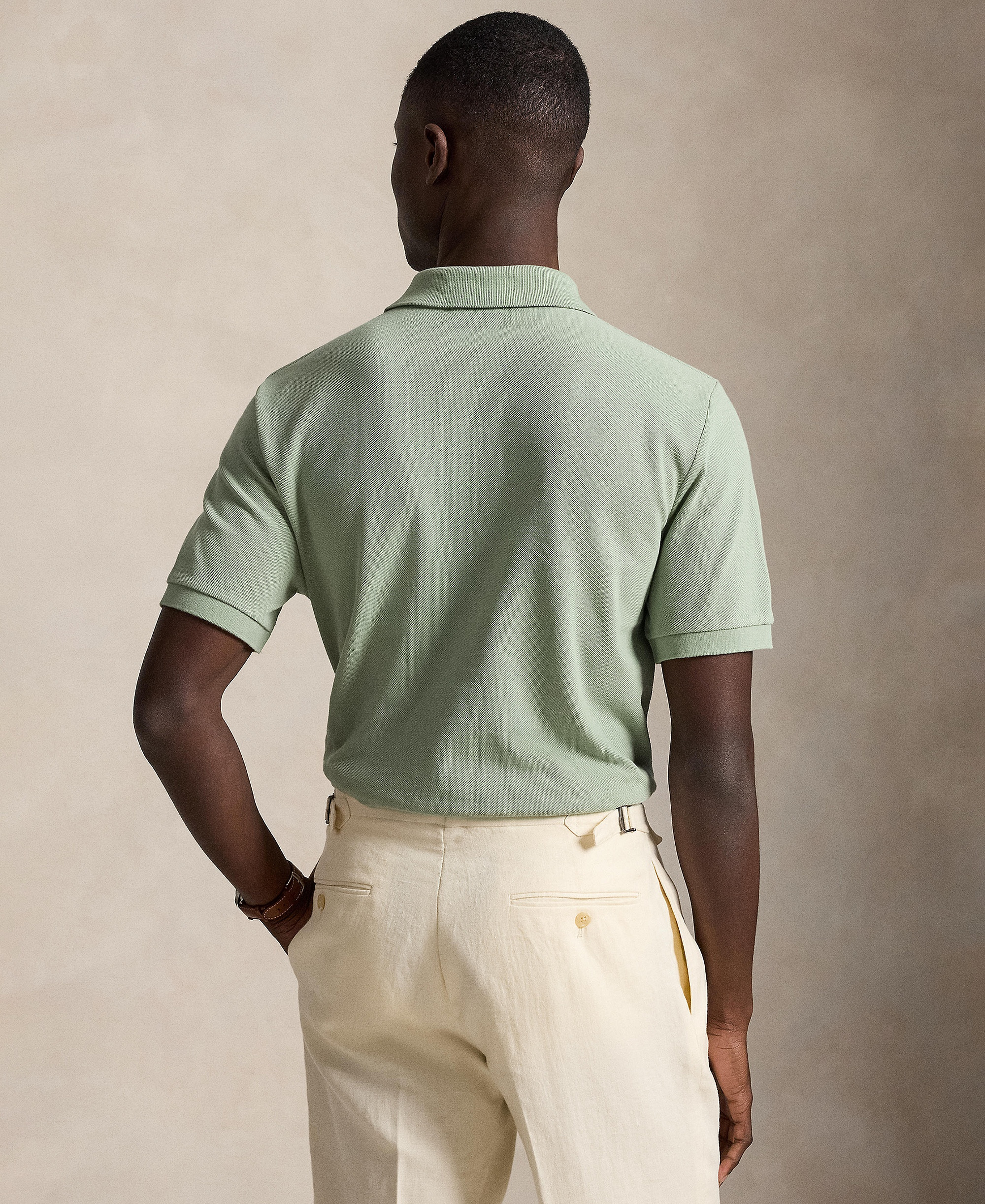 Polo Ralph Lauren Men's Classic-Fit Mesh Polo Shirt - Light Green/C7952