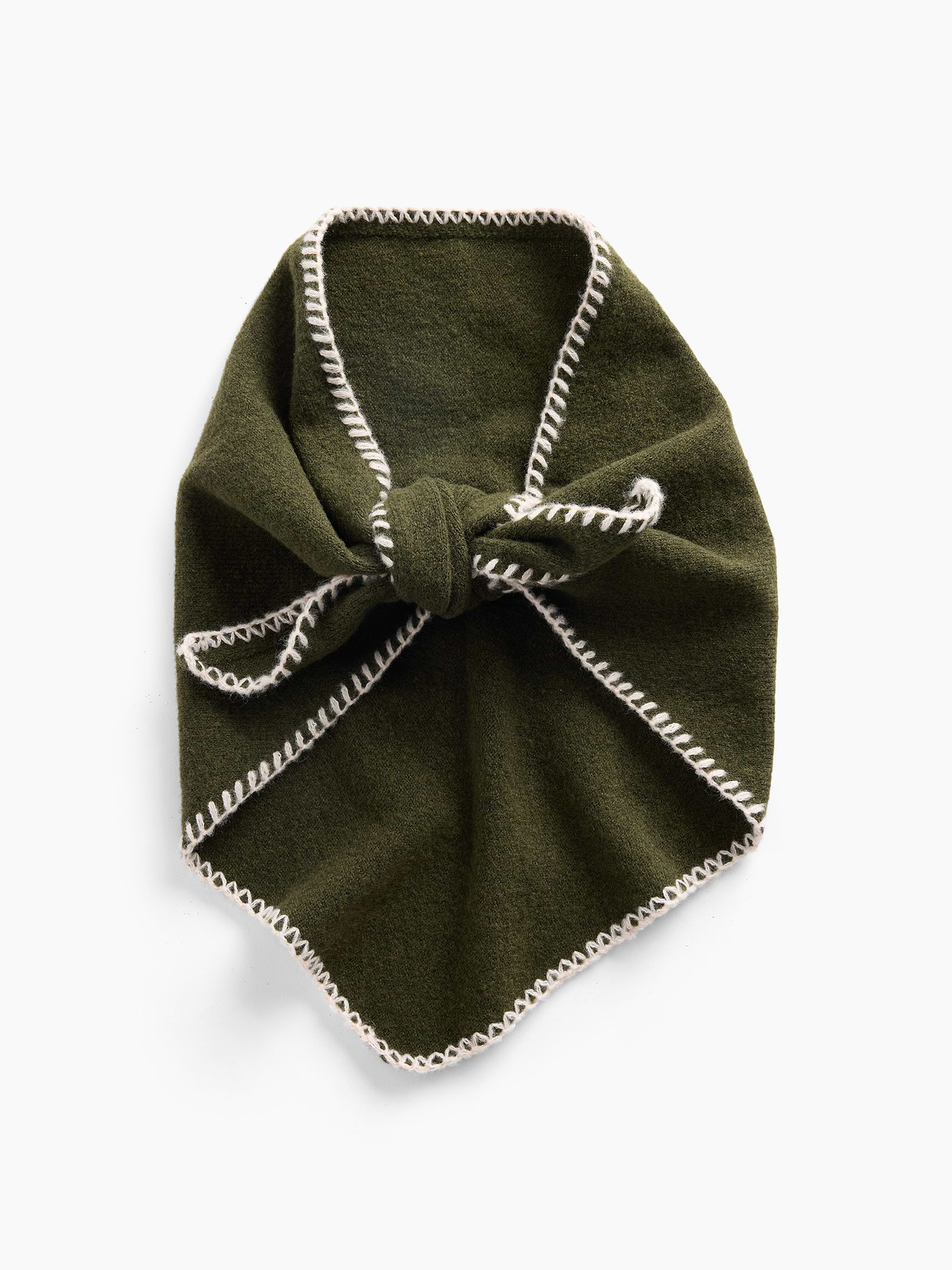CashSoft Whipstitch Bandana Scarf - Bamboo