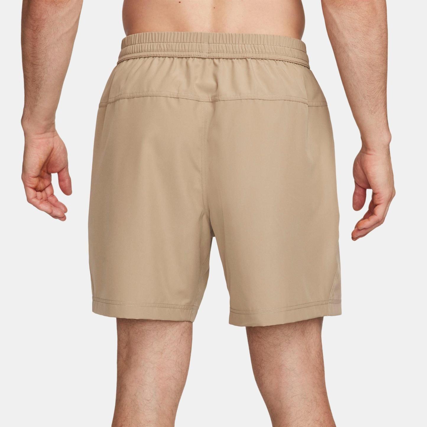 Men's Nithtke Form Dri-FIT Unlined 7" Versatile Shorts - Khaki/Black
