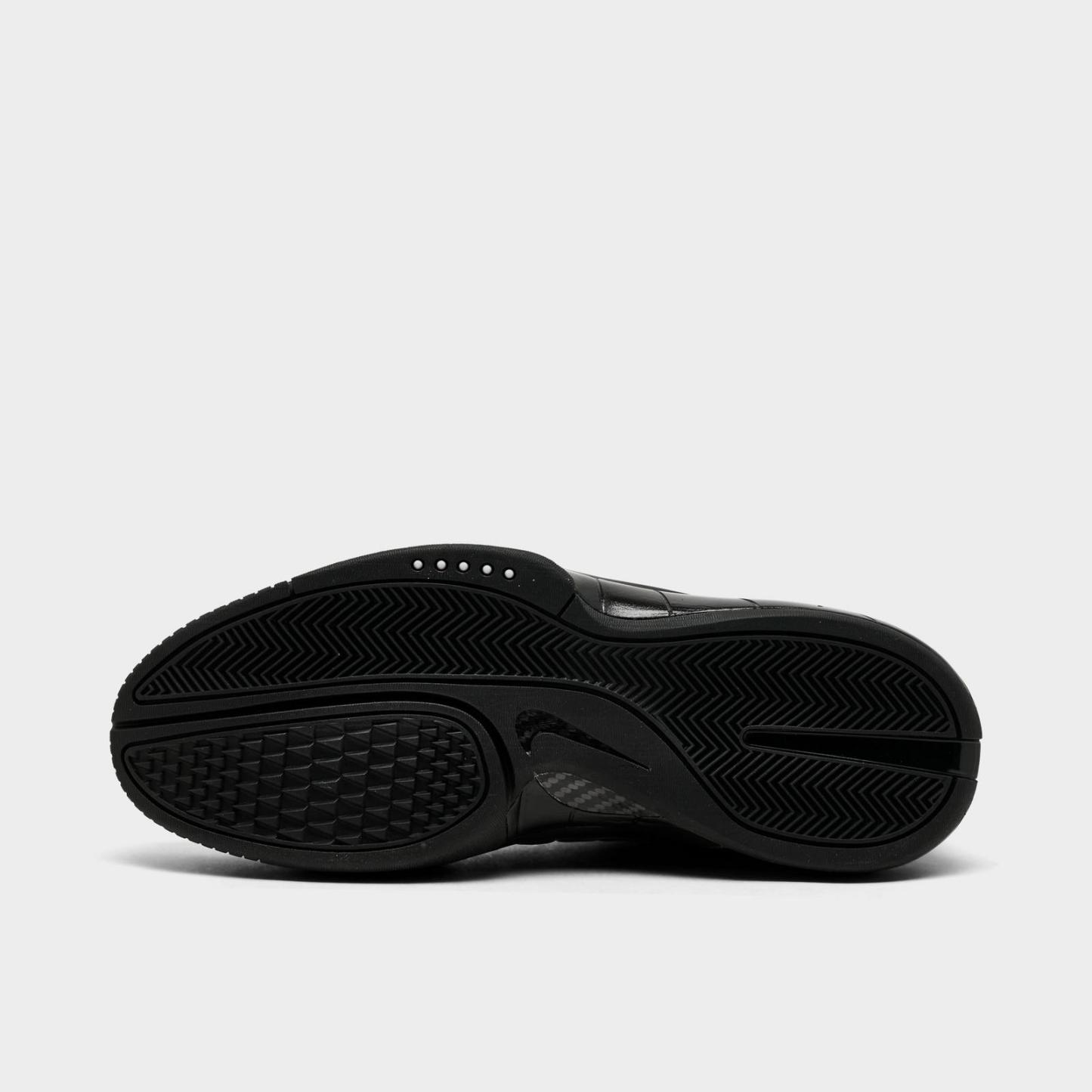 Men's Nike Air Zoom Huarache 2K4 OT Basketball Shoes - Black/Black