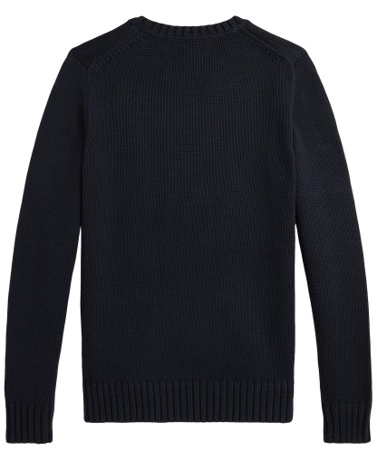 Polo Ralph Lauren Boys' 8-20 Cotton Crewneck Sweater - RL Navy