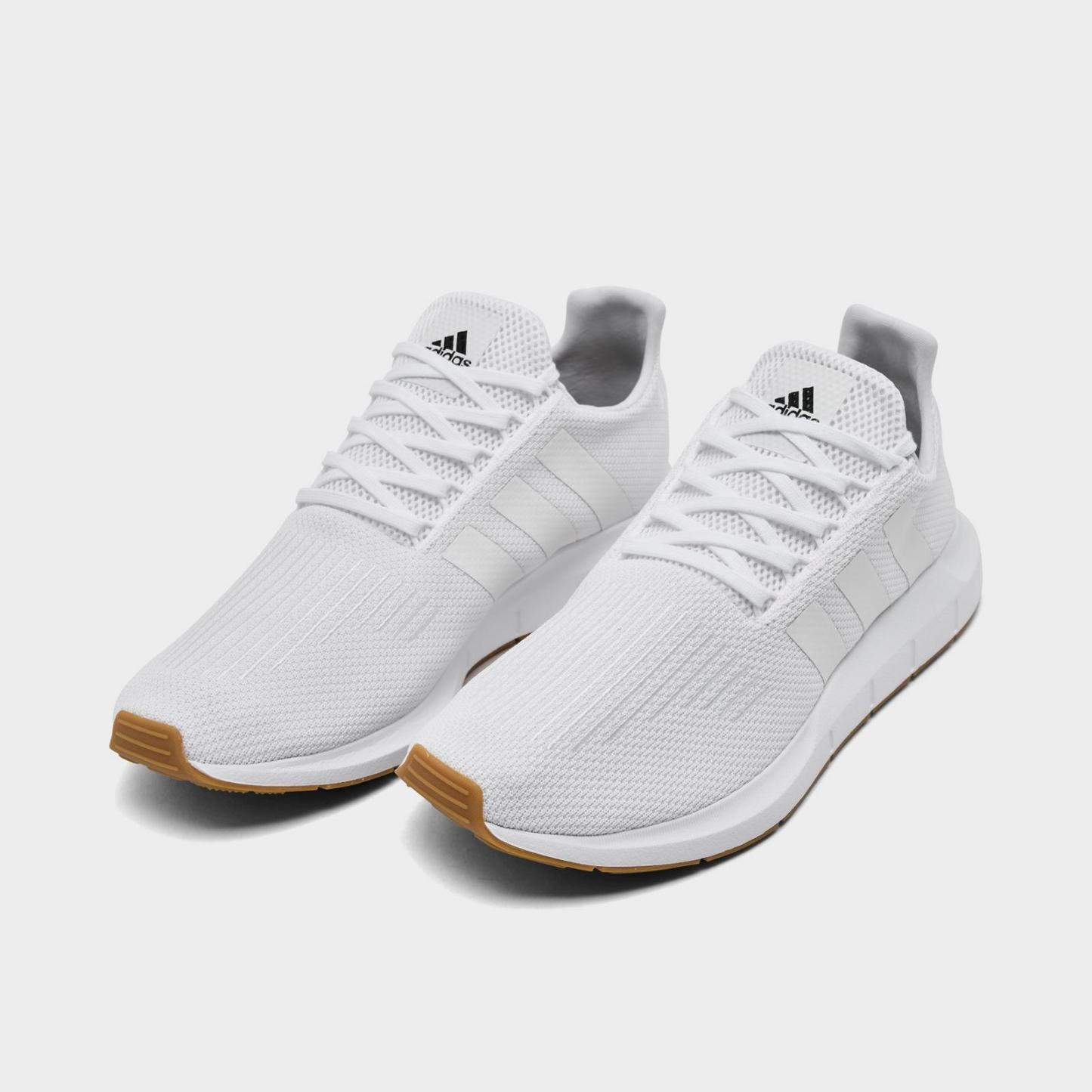 Men's adidas Originals Swift Run 1.0 Casual Shoes - Cloud White/Cloud White/Core Black/Gum - view 2