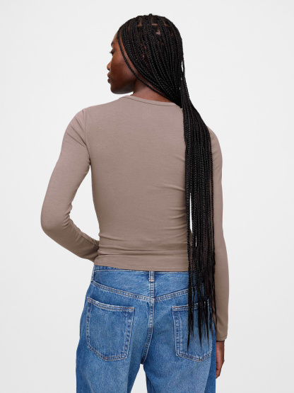 CloseKnit Jersey T-Shirt - Plymouth rock brown